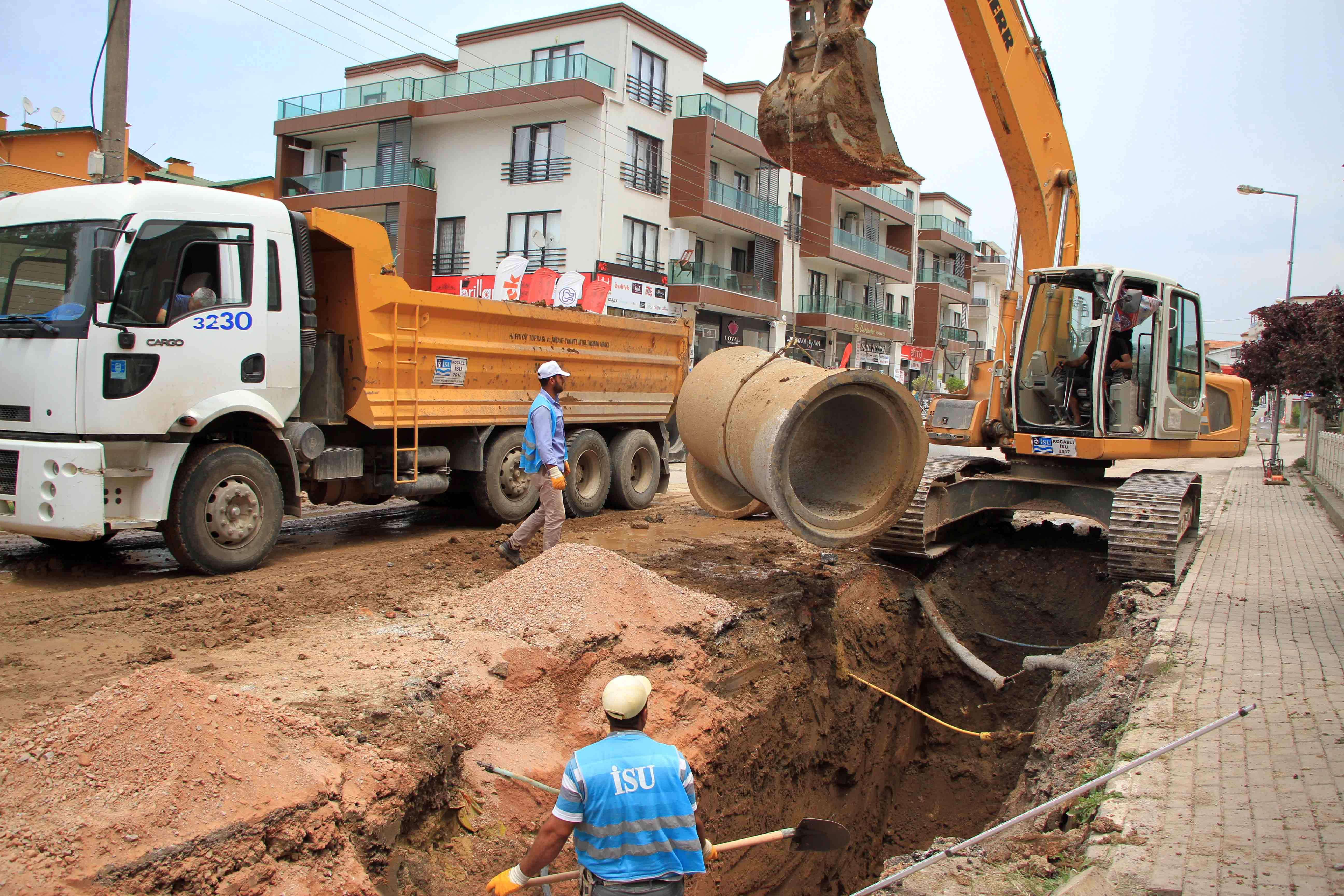 BAŞİSKELE’NİN ALTYAPISI ELDEN GEÇİYOR:80 KM HAT TAMAMLANDI