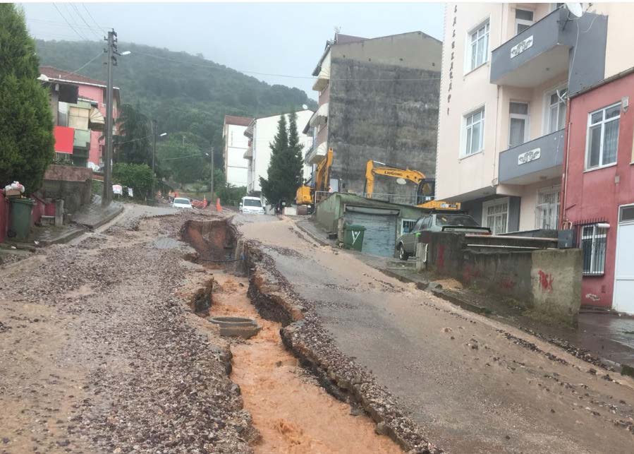 KOCAELİ’DE ŞİDDETLİ YAĞIŞ