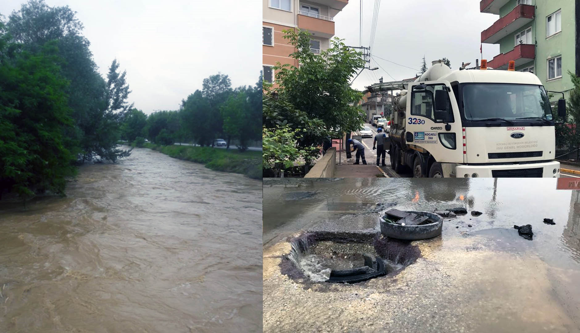KOCAELİ’DE ŞİDDETLİ YAĞIŞ