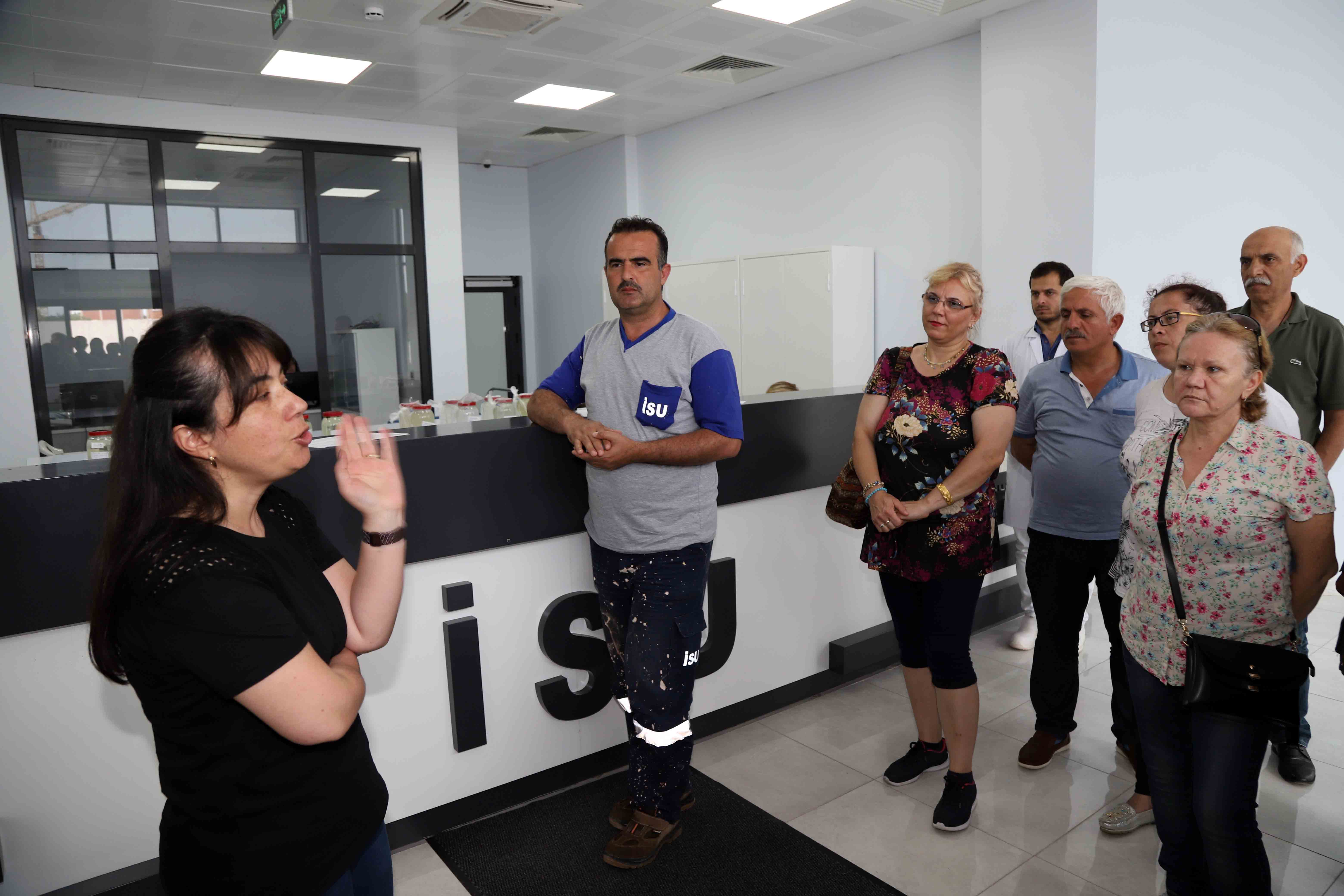 İSU YATIRIMLARINI YERİNDE TANITIYOR