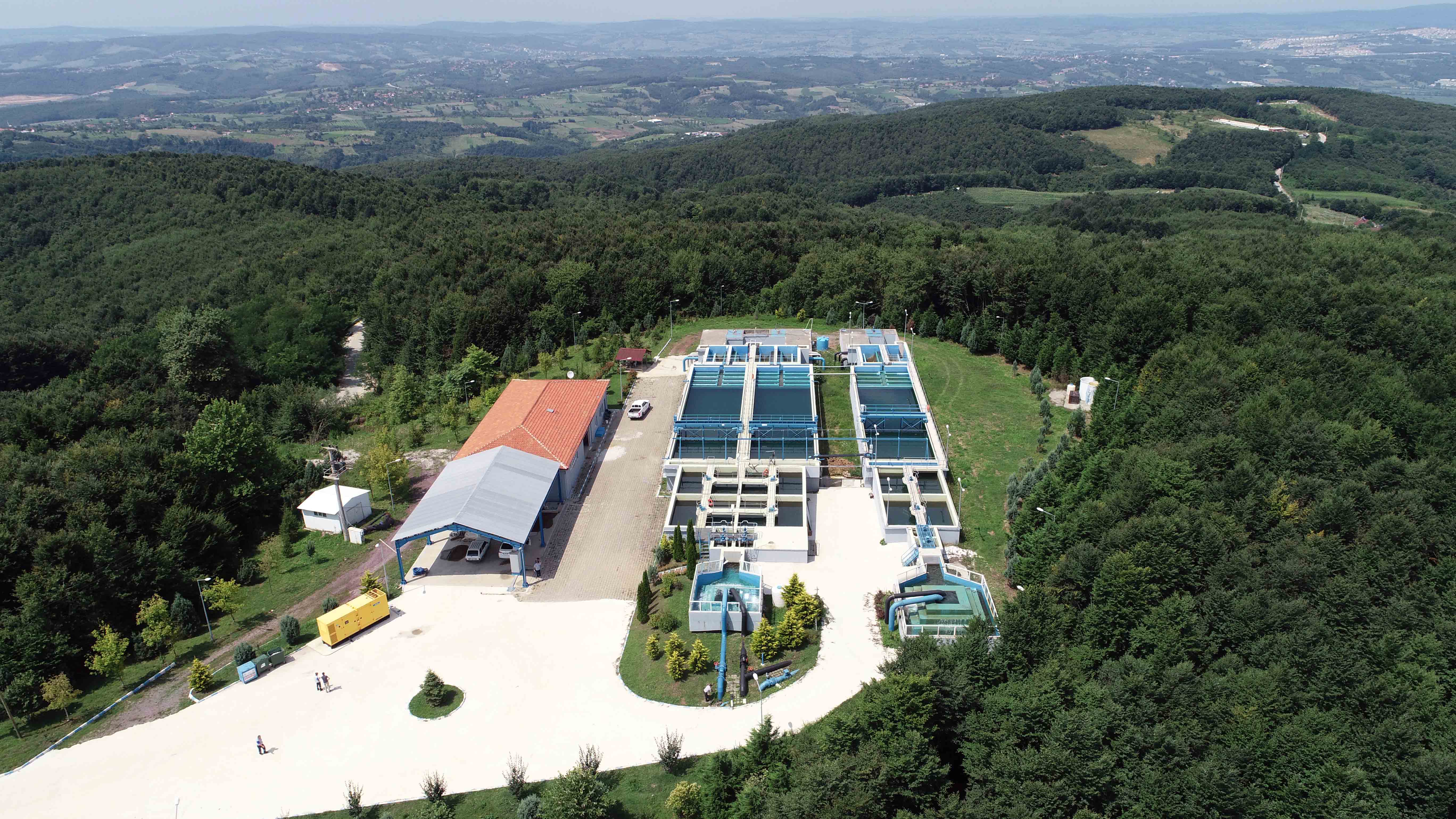 KARTEPE AVLUBURUN İÇME SUYU VE ARITMA  TESİSİ ÜÇ İLÇEYE HAYAT VERİYOR  