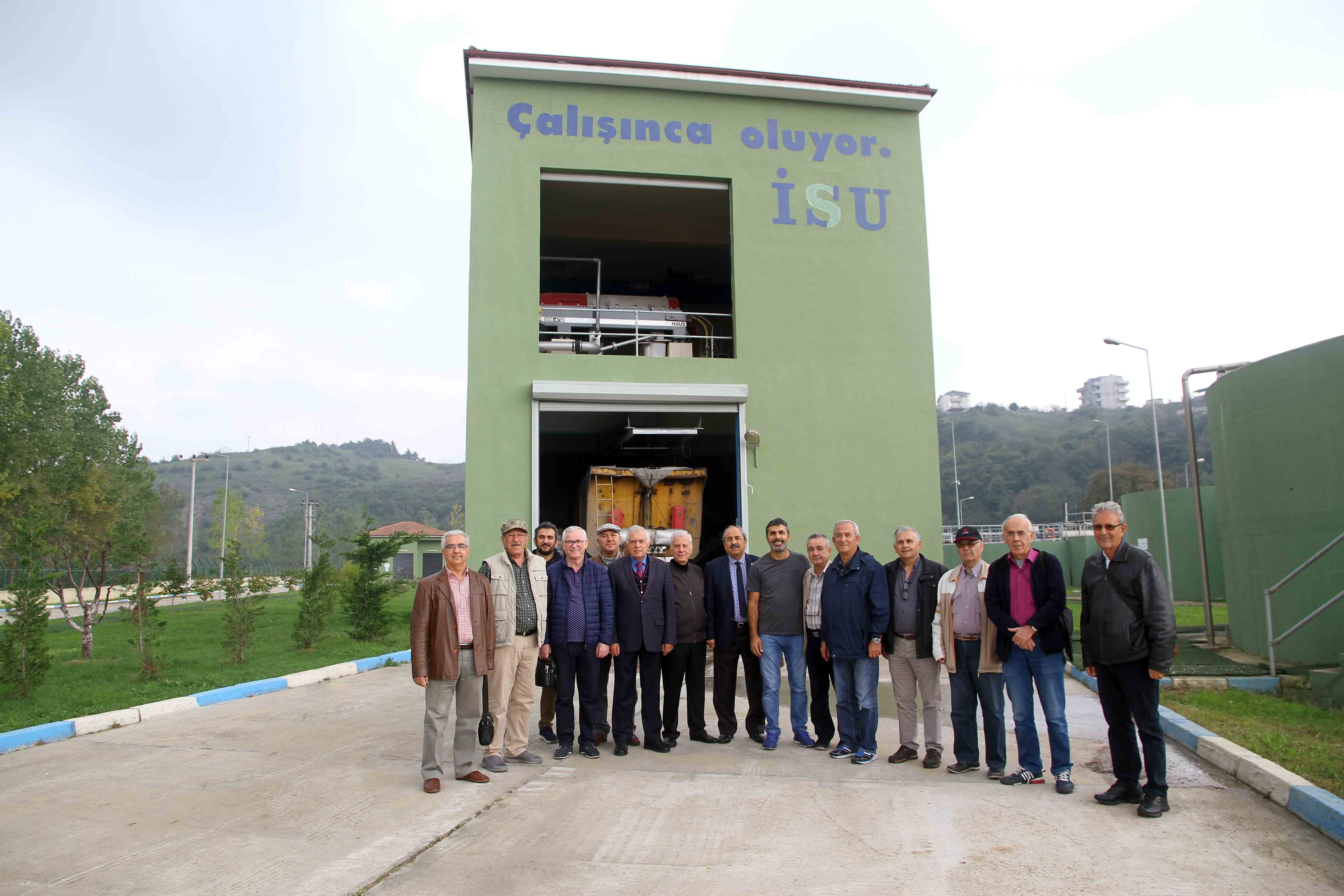 EMEKLİ ASTSUBAYLAR İSU YATIRIMLARINI GEZDİ