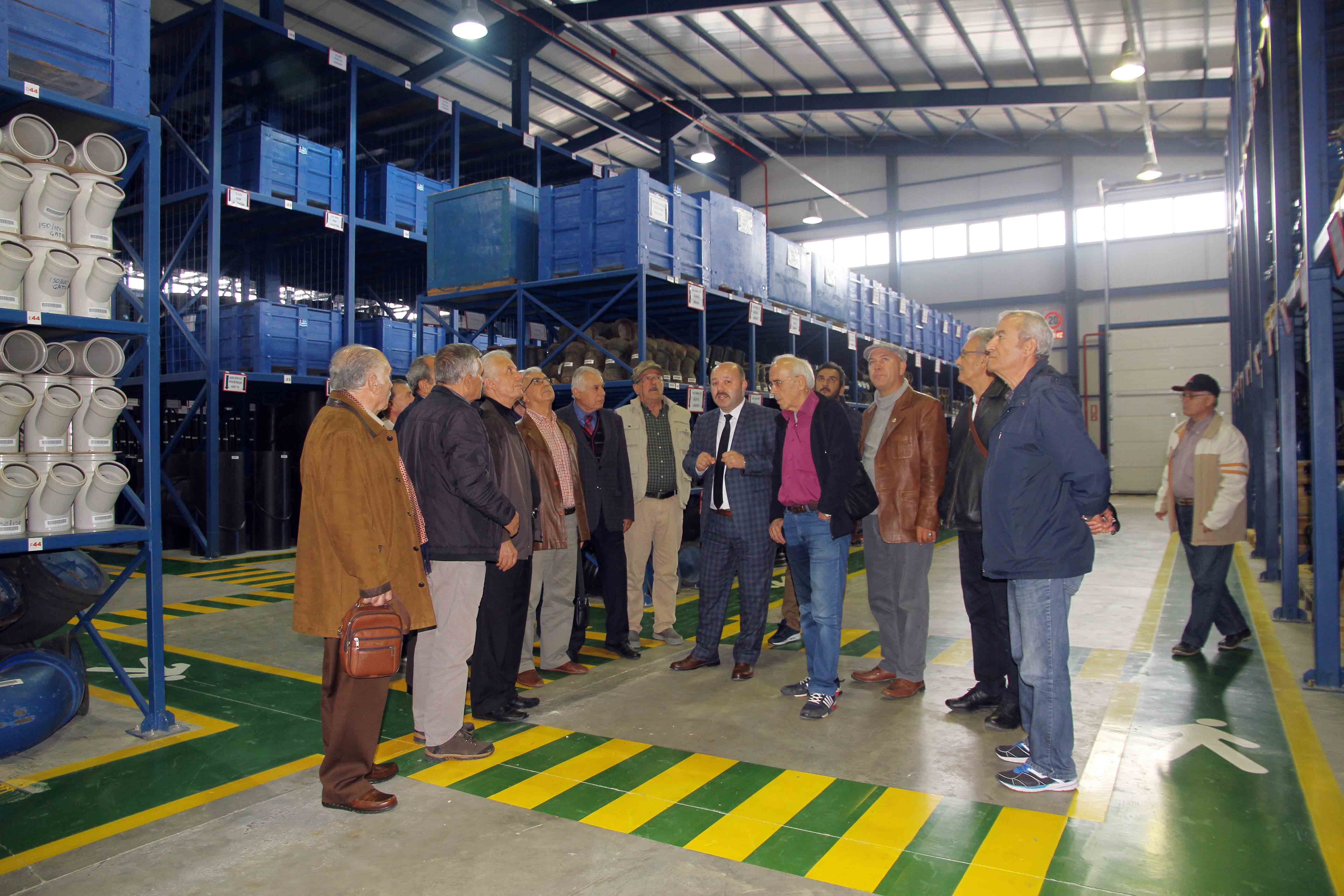 EMEKLİ ASTSUBAYLAR İSU YATIRIMLARINI GEZDİ