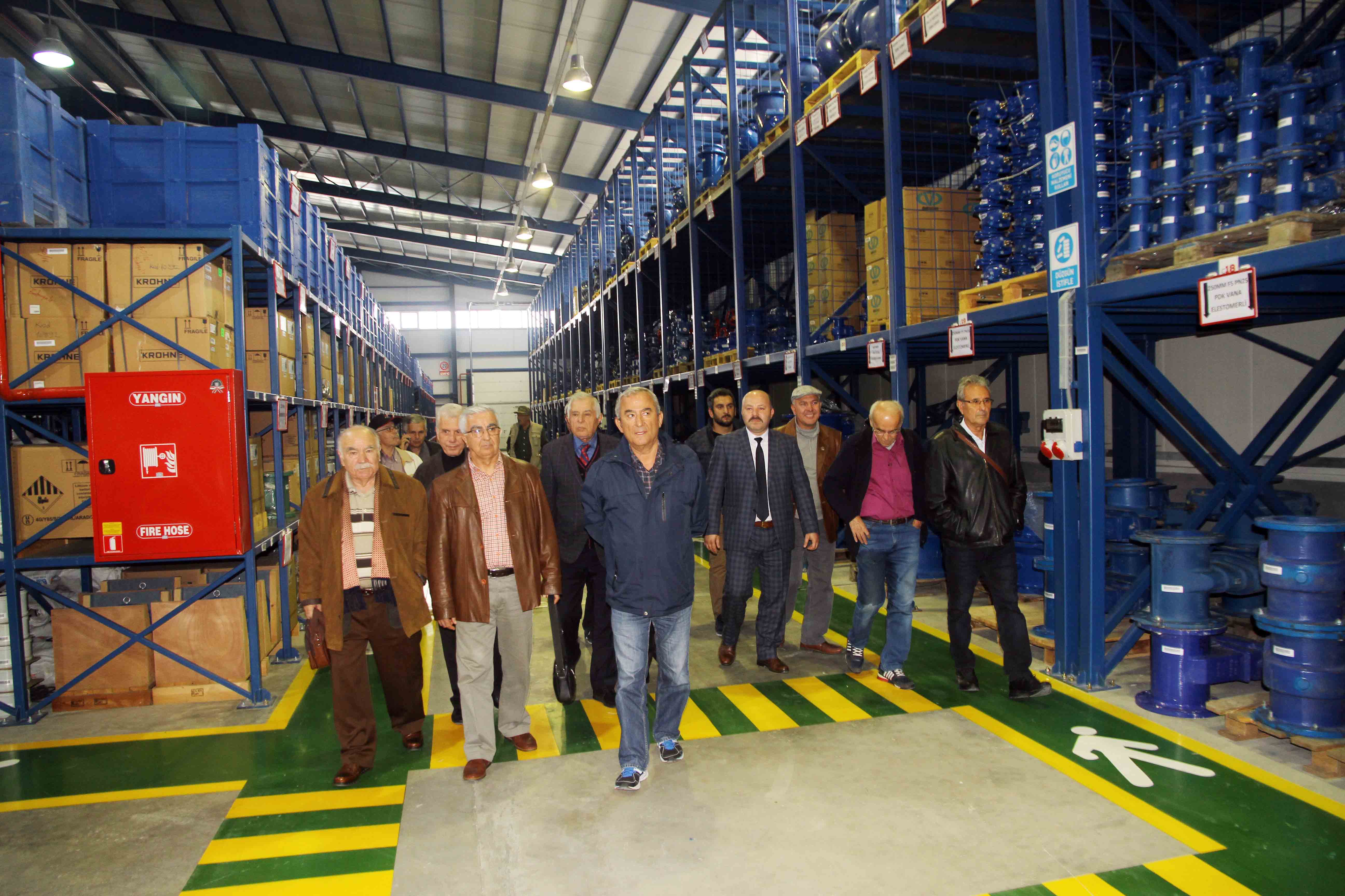EMEKLİ ASTSUBAYLAR İSU YATIRIMLARINI GEZDİ