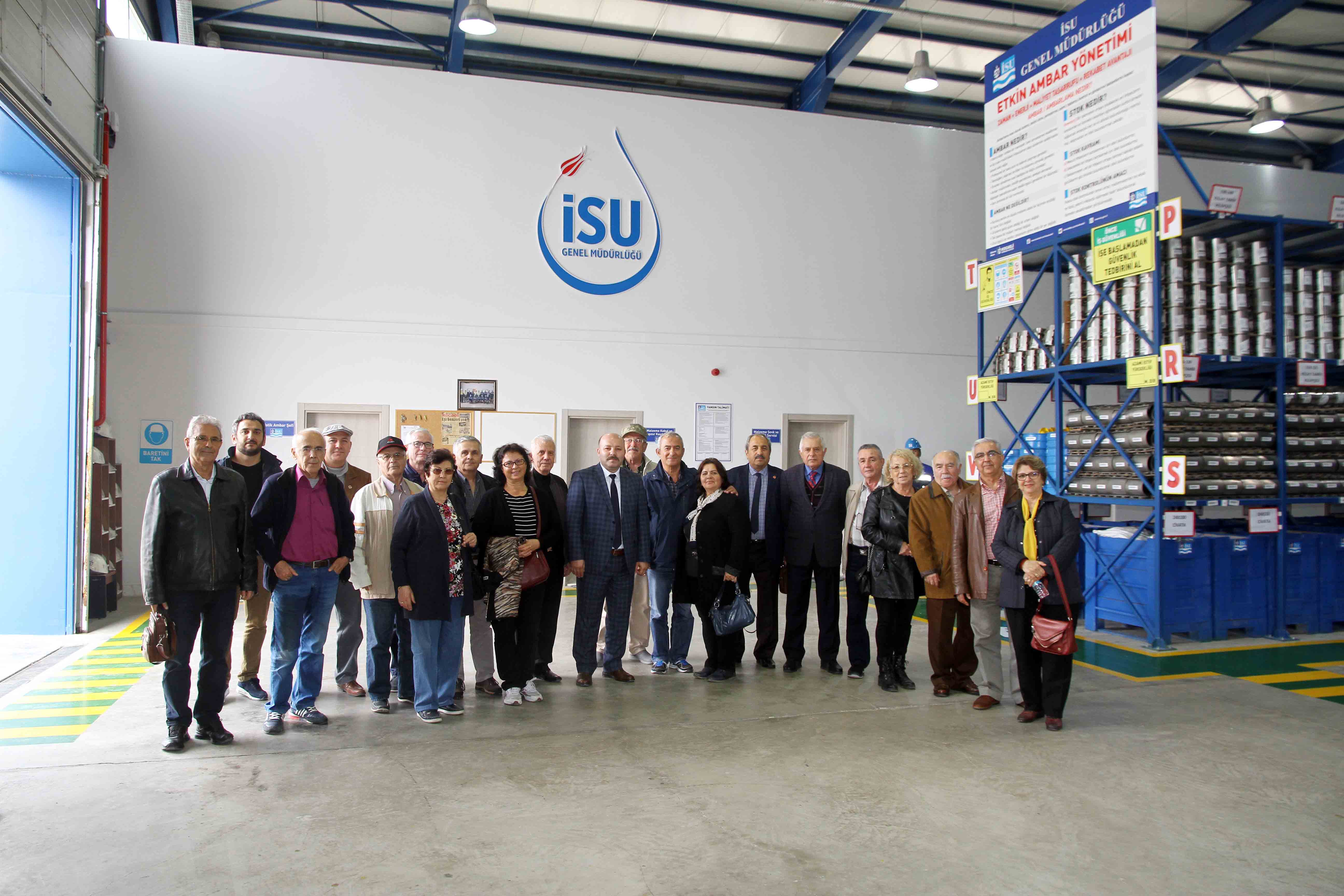 EMEKLİ ASTSUBAYLAR İSU YATIRIMLARINI GEZDİ