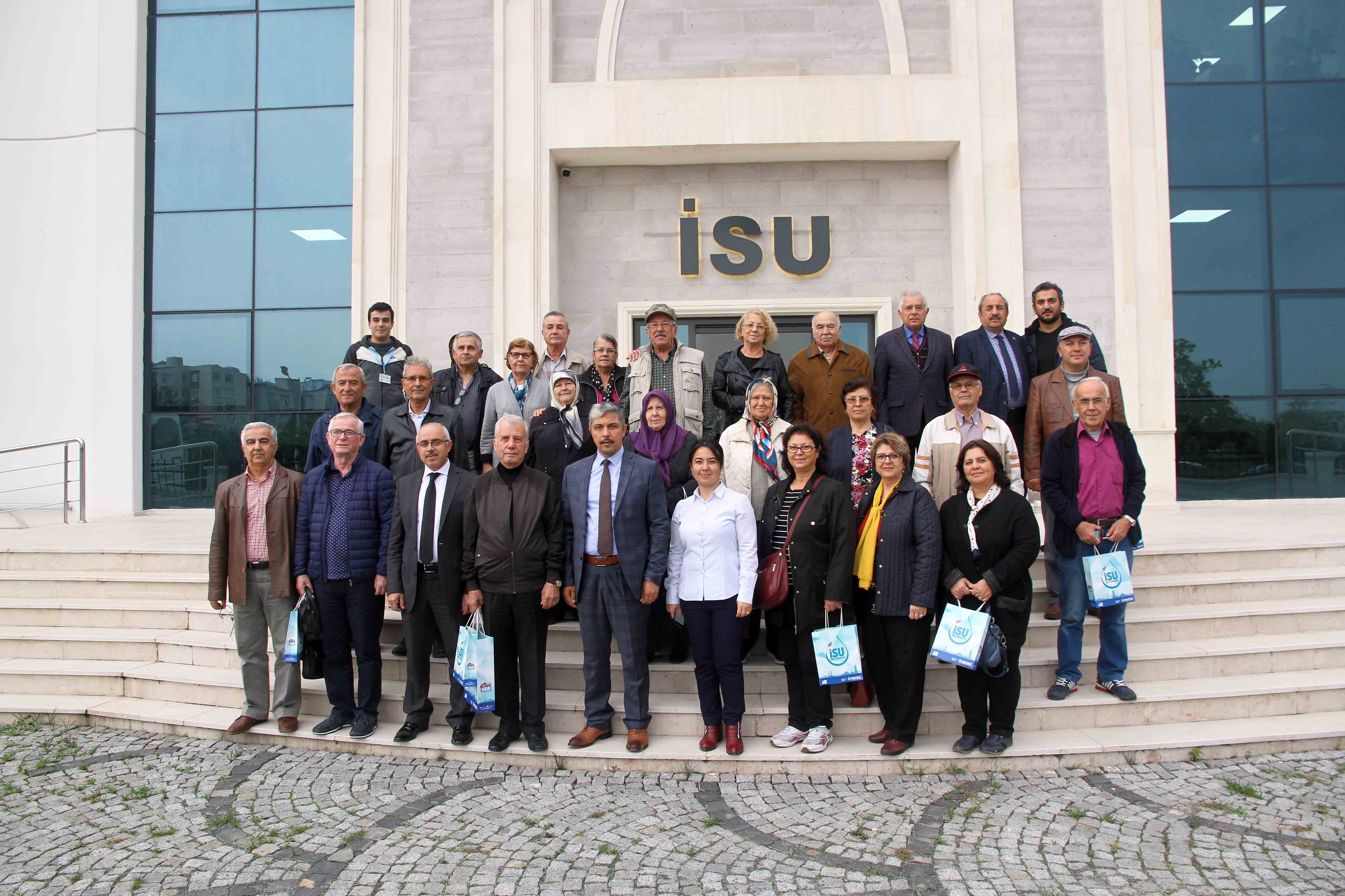 EMEKLİ ASTSUBAYLAR İSU YATIRIMLARINI GEZDİ