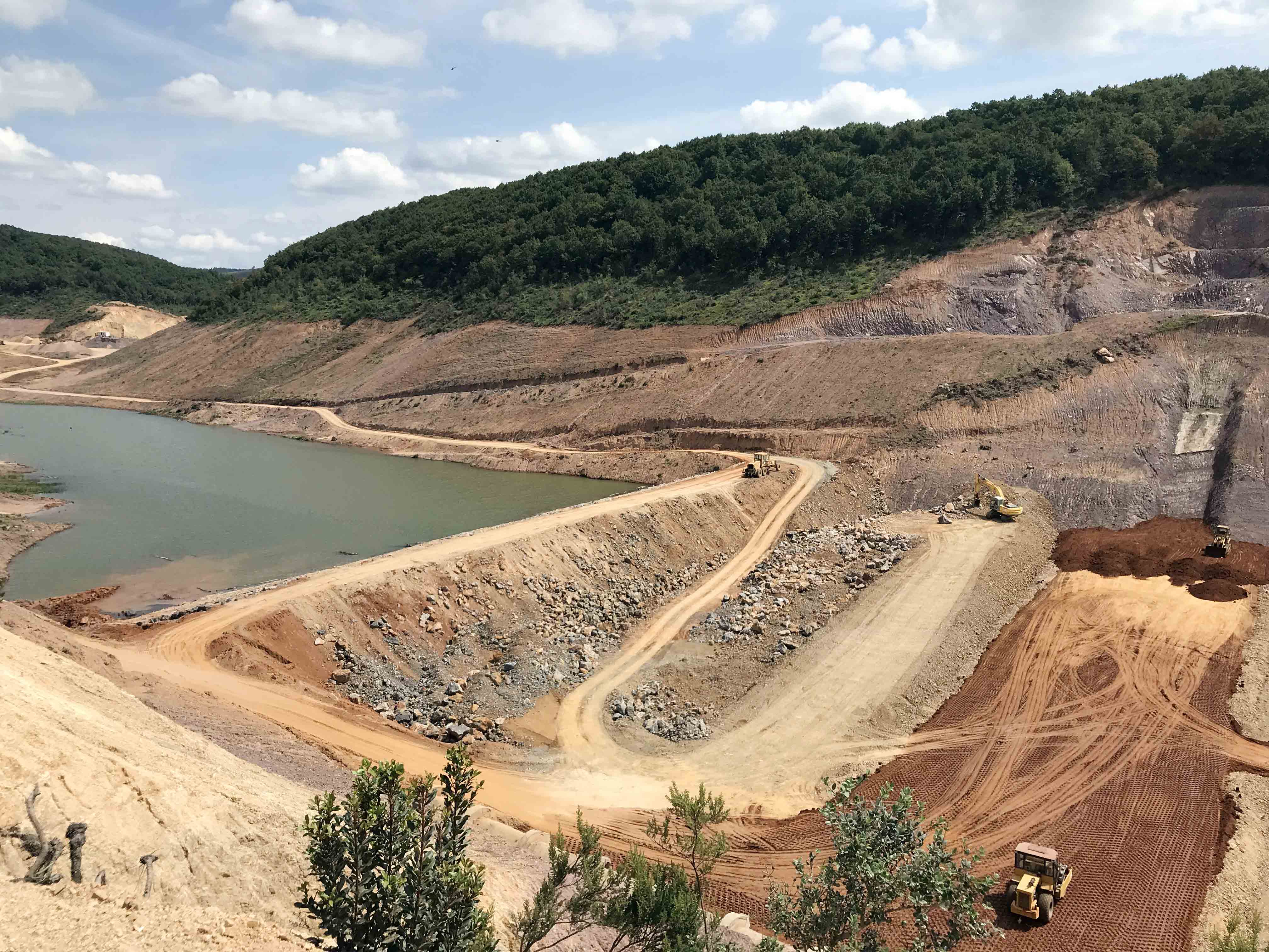 GEBZE OVACIK KOVALIDERE GÖLETİ İNŞAATI SÜRÜYOR