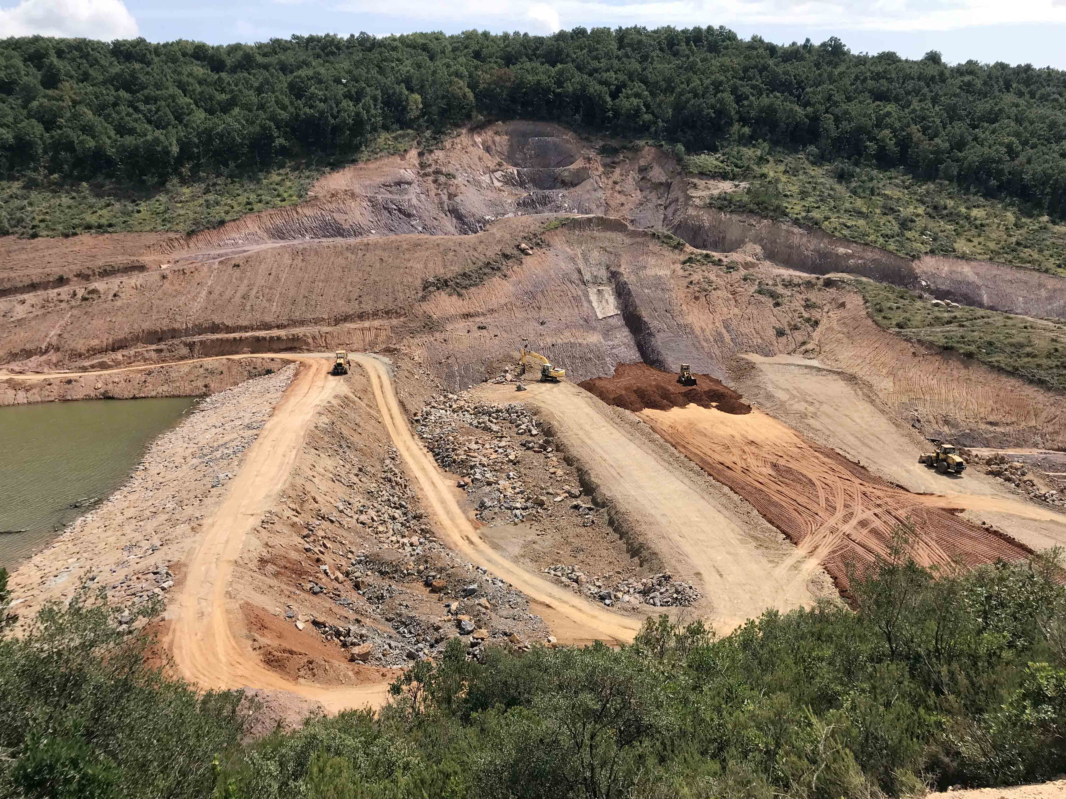 GEBZE OVACIK KOVALIDERE GÖLETİ İNŞAATI SÜRÜYOR