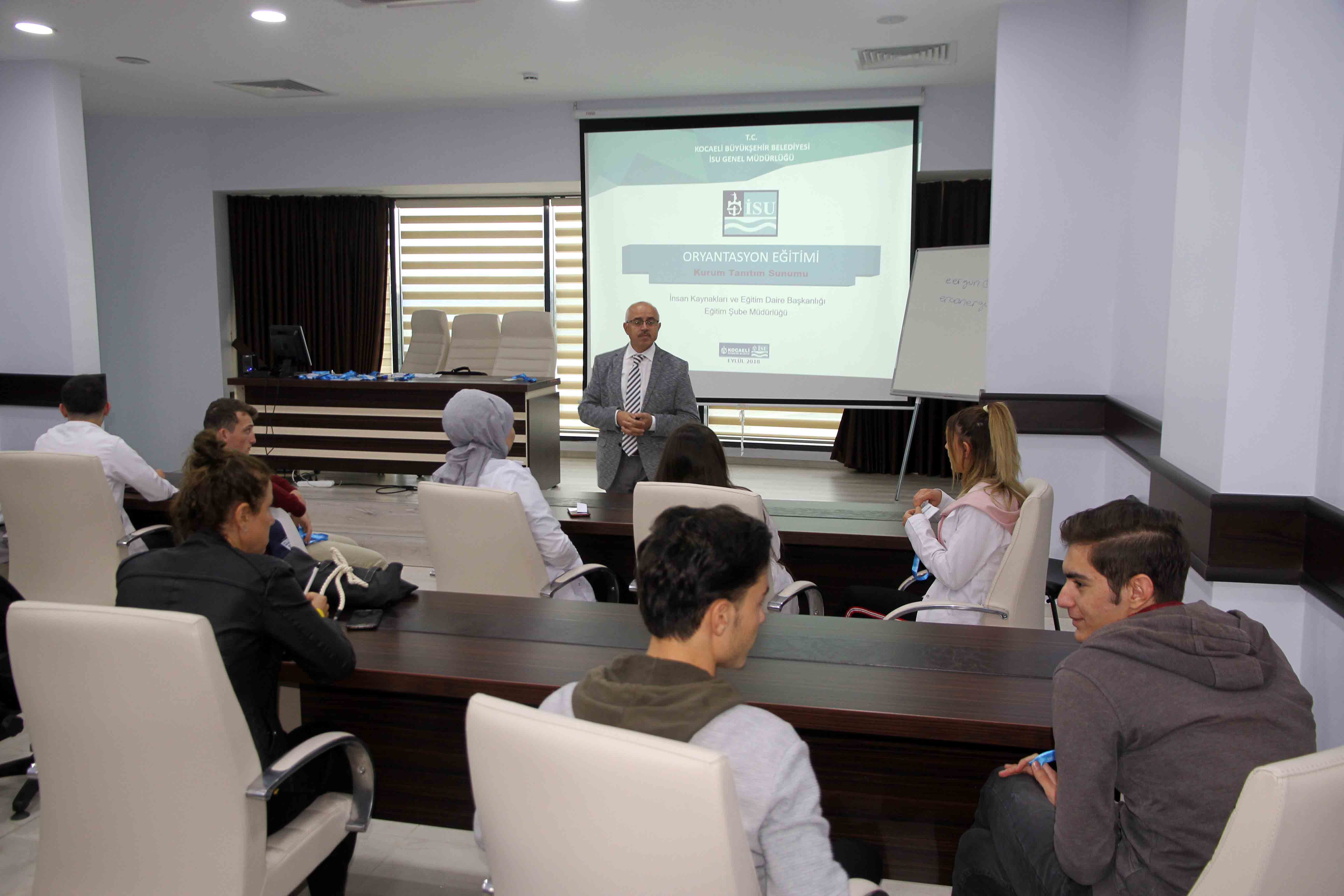 STAJYER ÖĞRENCİLERE ORYANTASYON EĞİTİMİ VERİLDİ