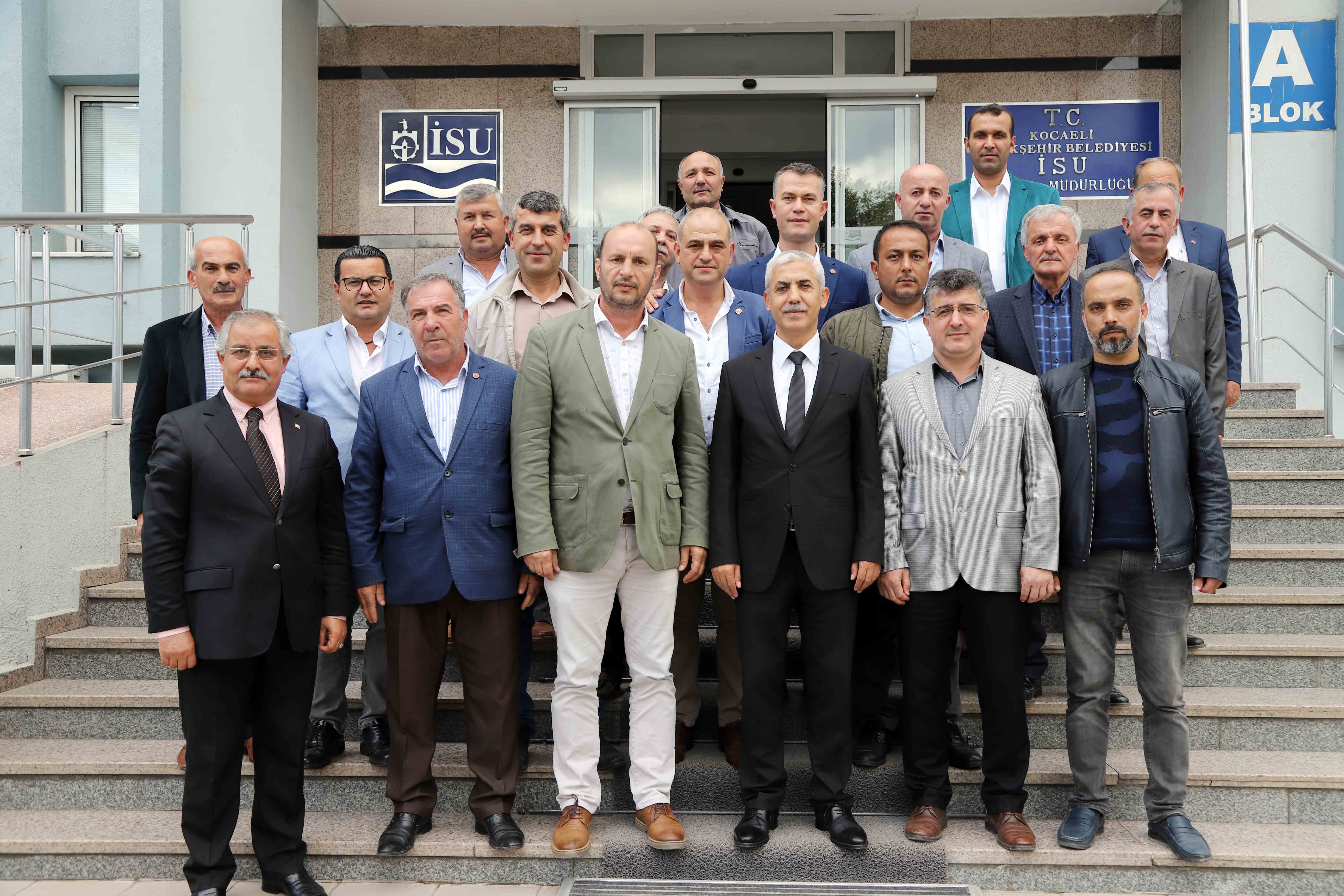 GENEL MÜDÜR ALİ SAĞLIK, İZMİTLİ  MUHTARLARI AĞIRLADI