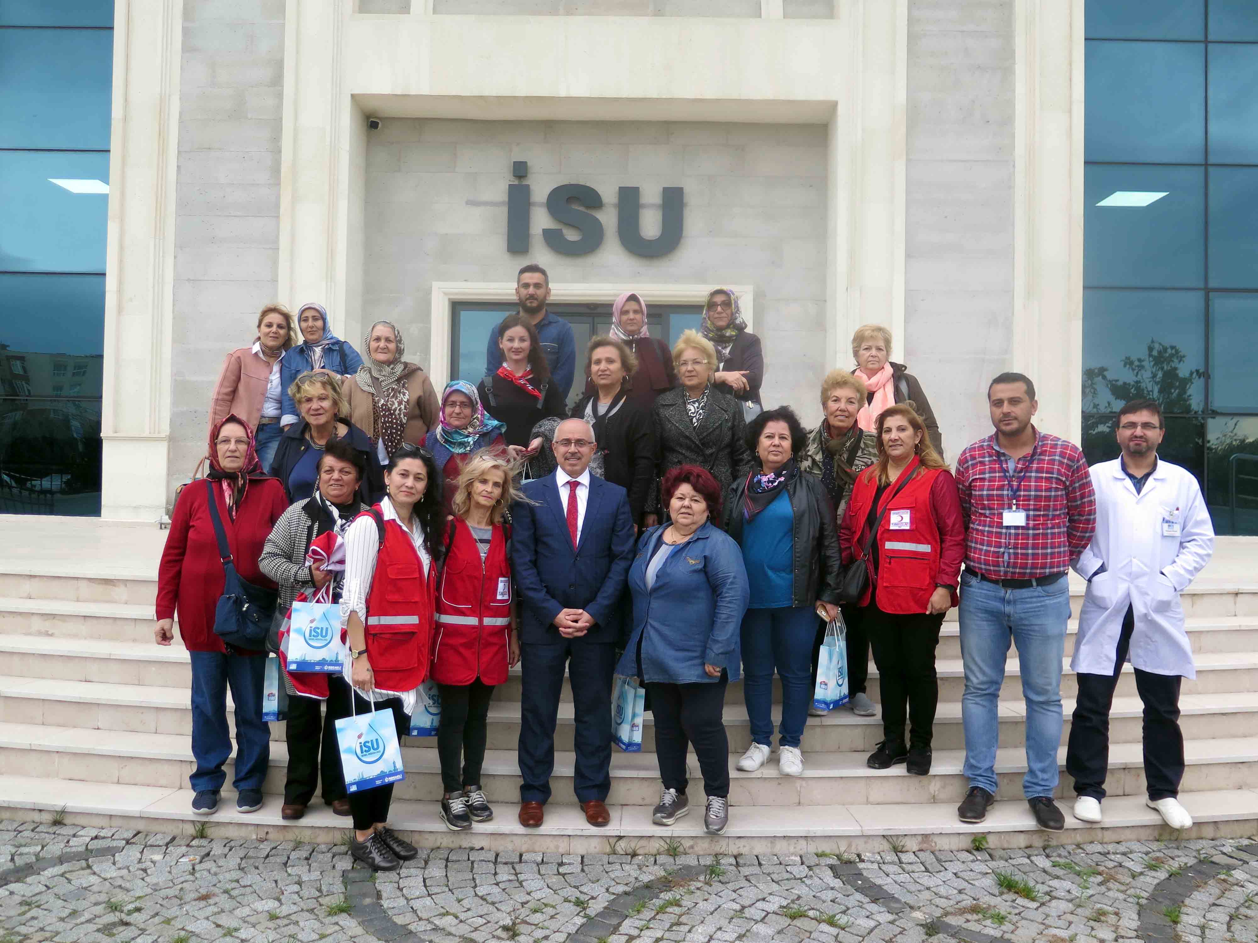 KIZILAY HEYETİ İSU’NUN YATIRIMLARINI GEZDİ