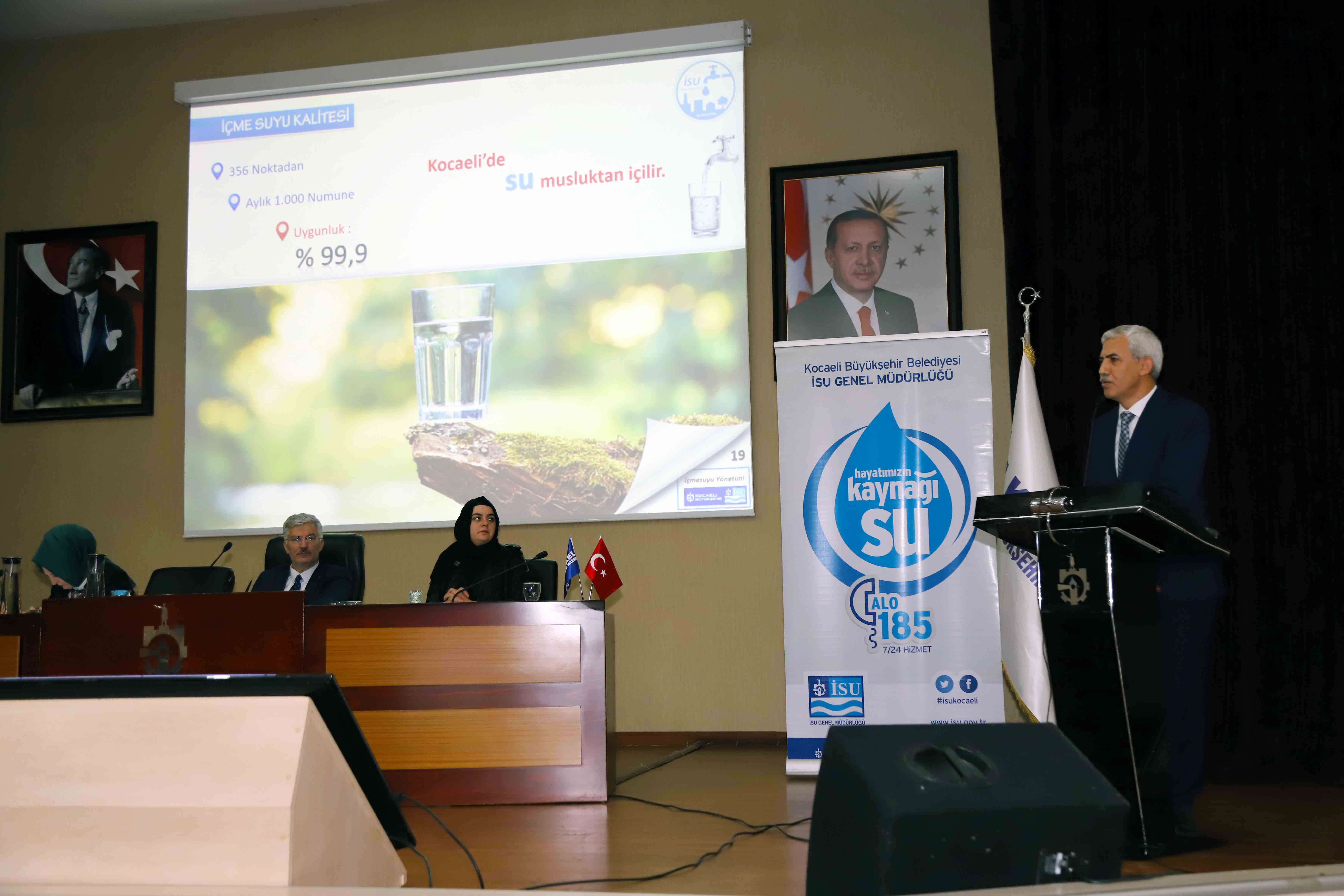 İSU’NUN İKİNCİ GENEL KURULU YAPILDI:2019 YILINDA SU FİYATINDA ARTIŞ OLMAYACAK