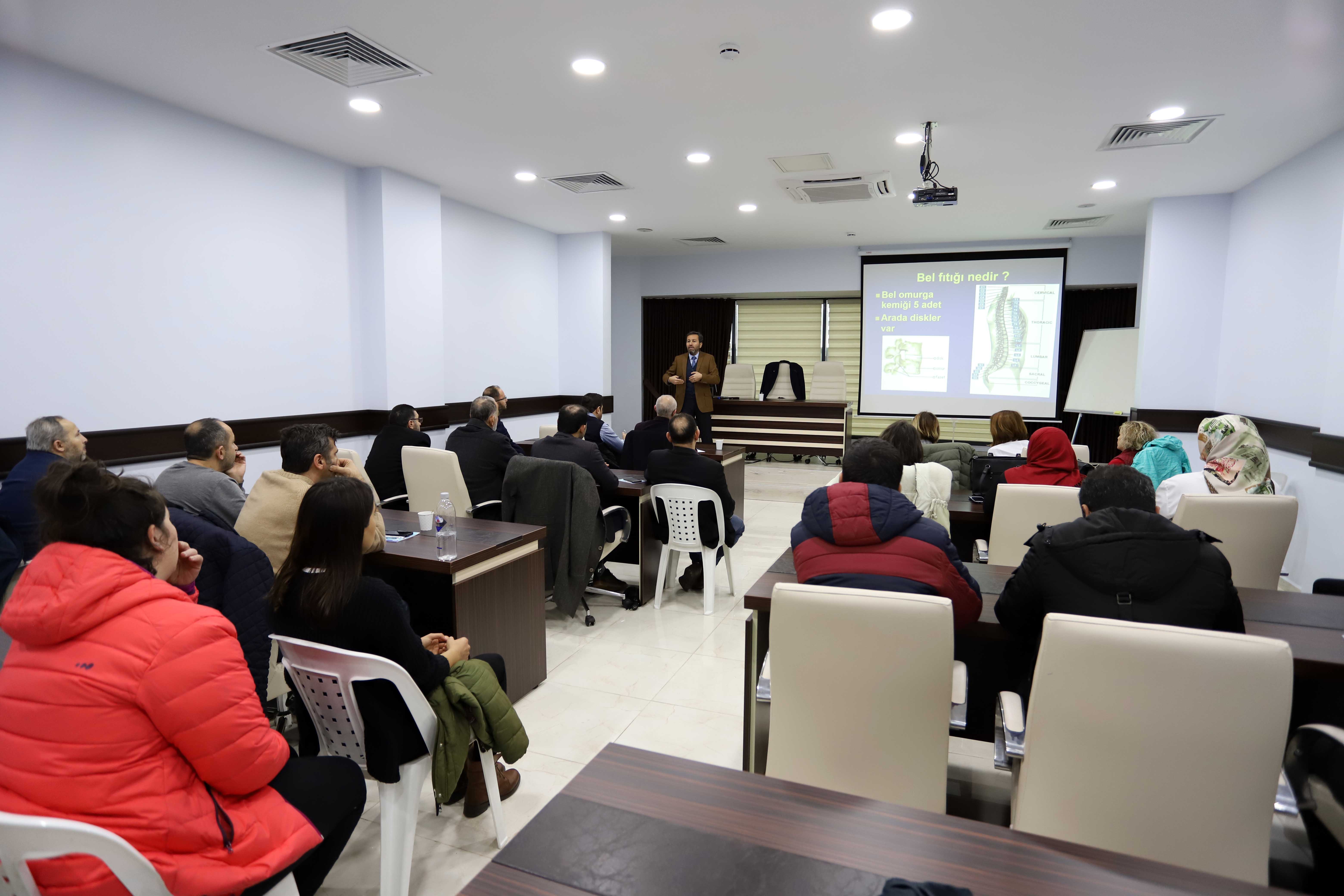 İSU’DAN PERSONELİNE “ERGONOMİ”SEMİNERİ