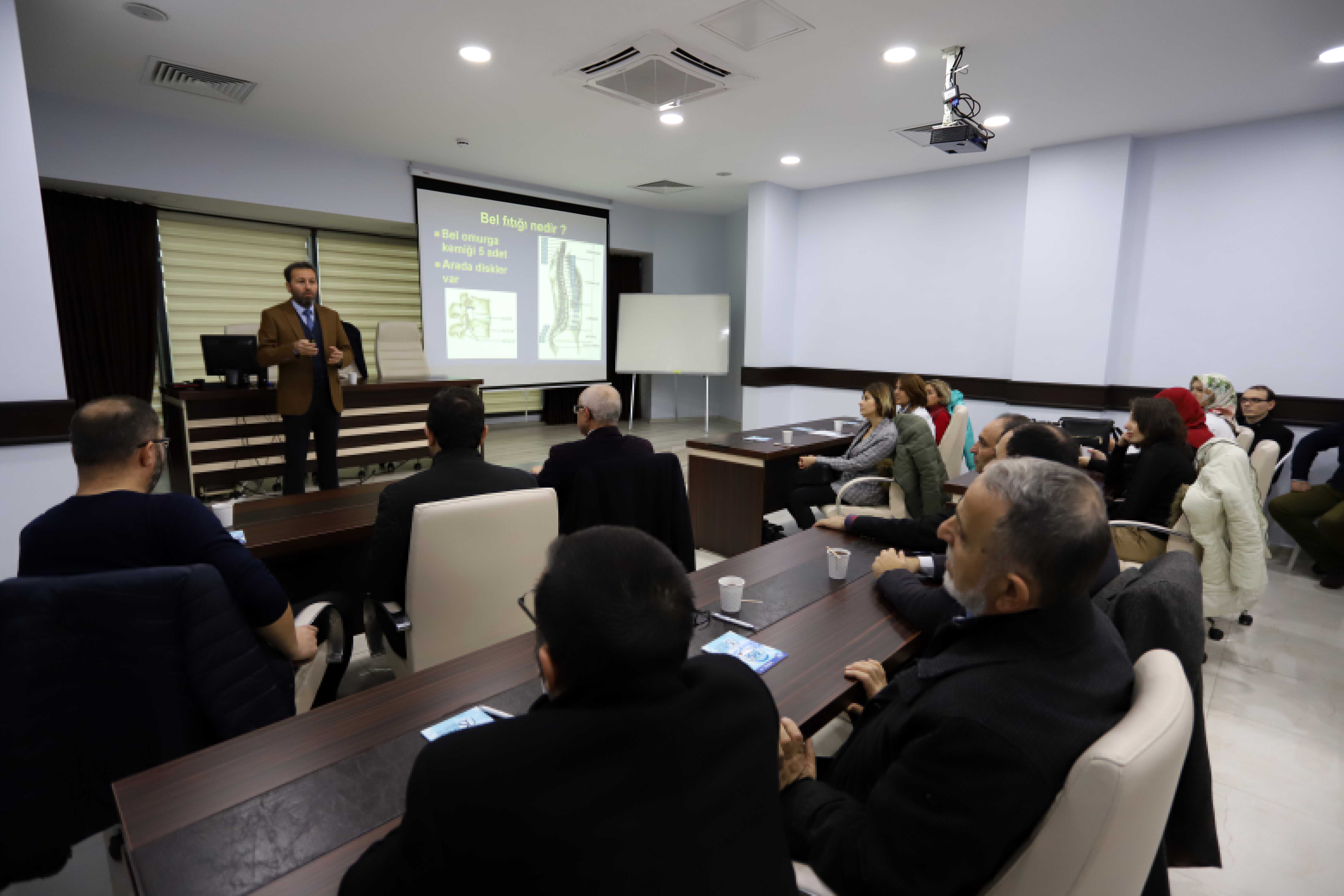İSU’DAN PERSONELİNE “ERGONOMİ”SEMİNERİ