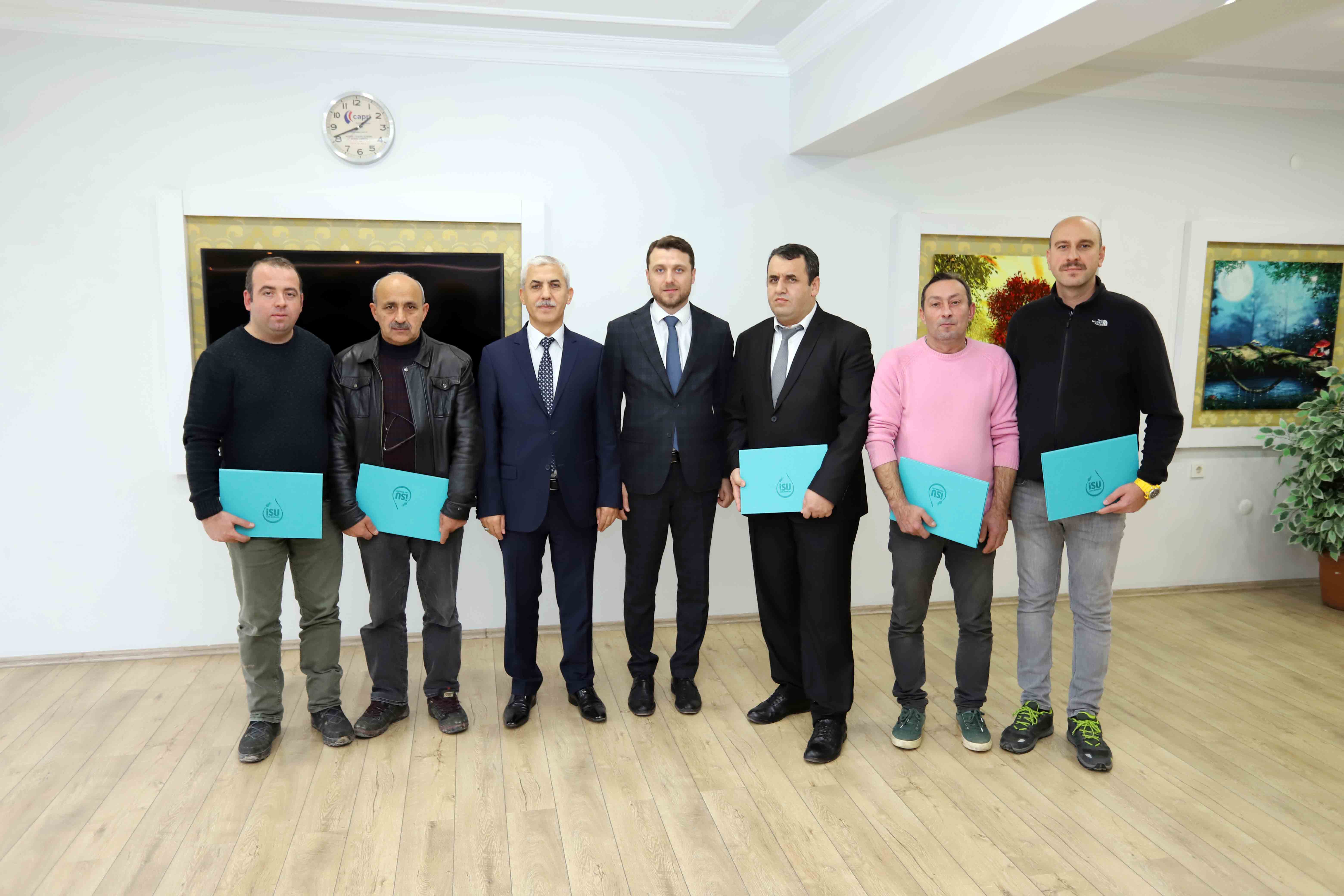İSU KARTEPE PERSONELİ TAKDİR BELGESİ İLE ÖDÜLLENDİRİLDİ 