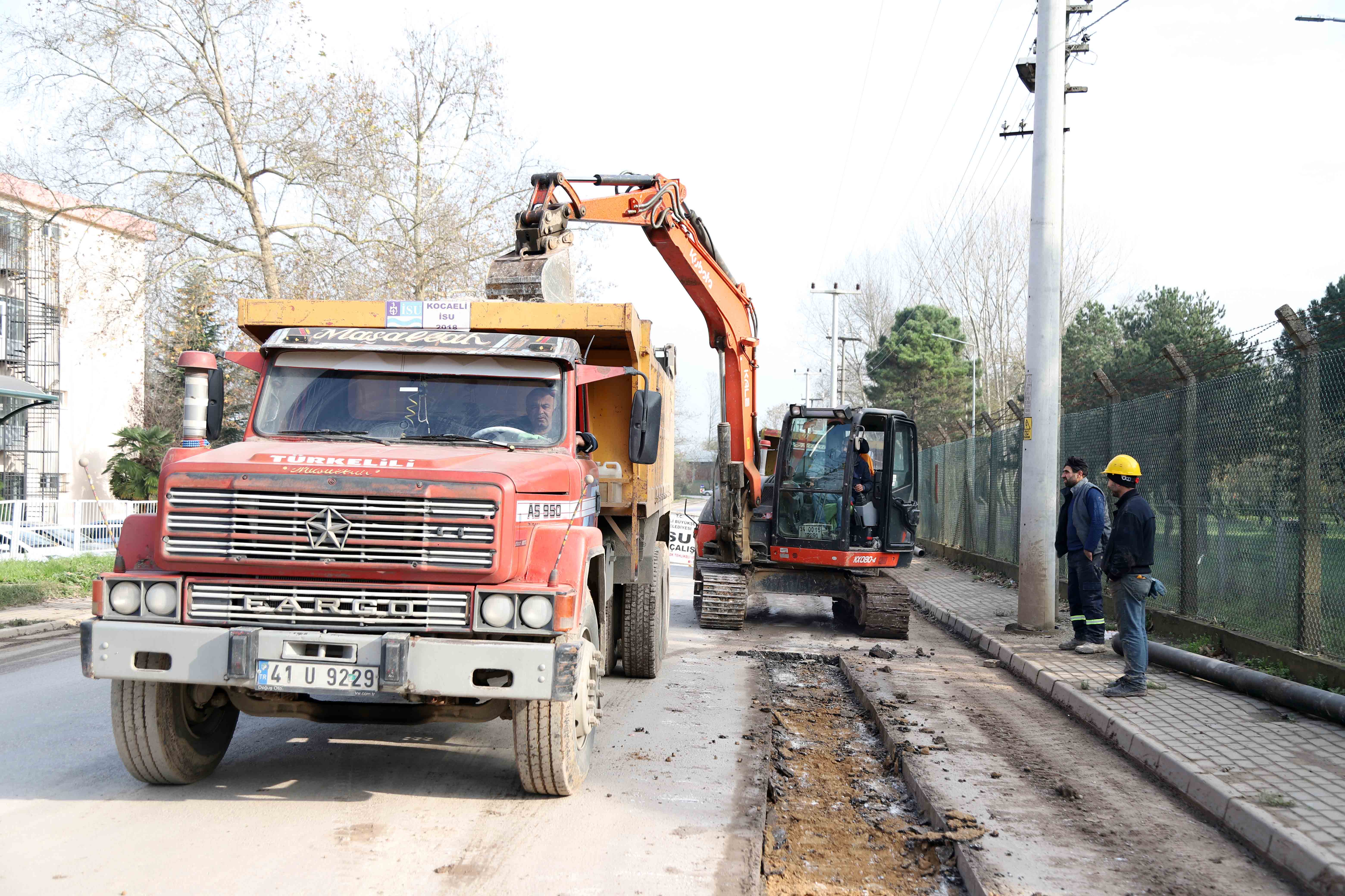 BAŞİSKELE İLÇESİNDE ALTYAPI ÇALIŞMALARI SÜRÜYOR