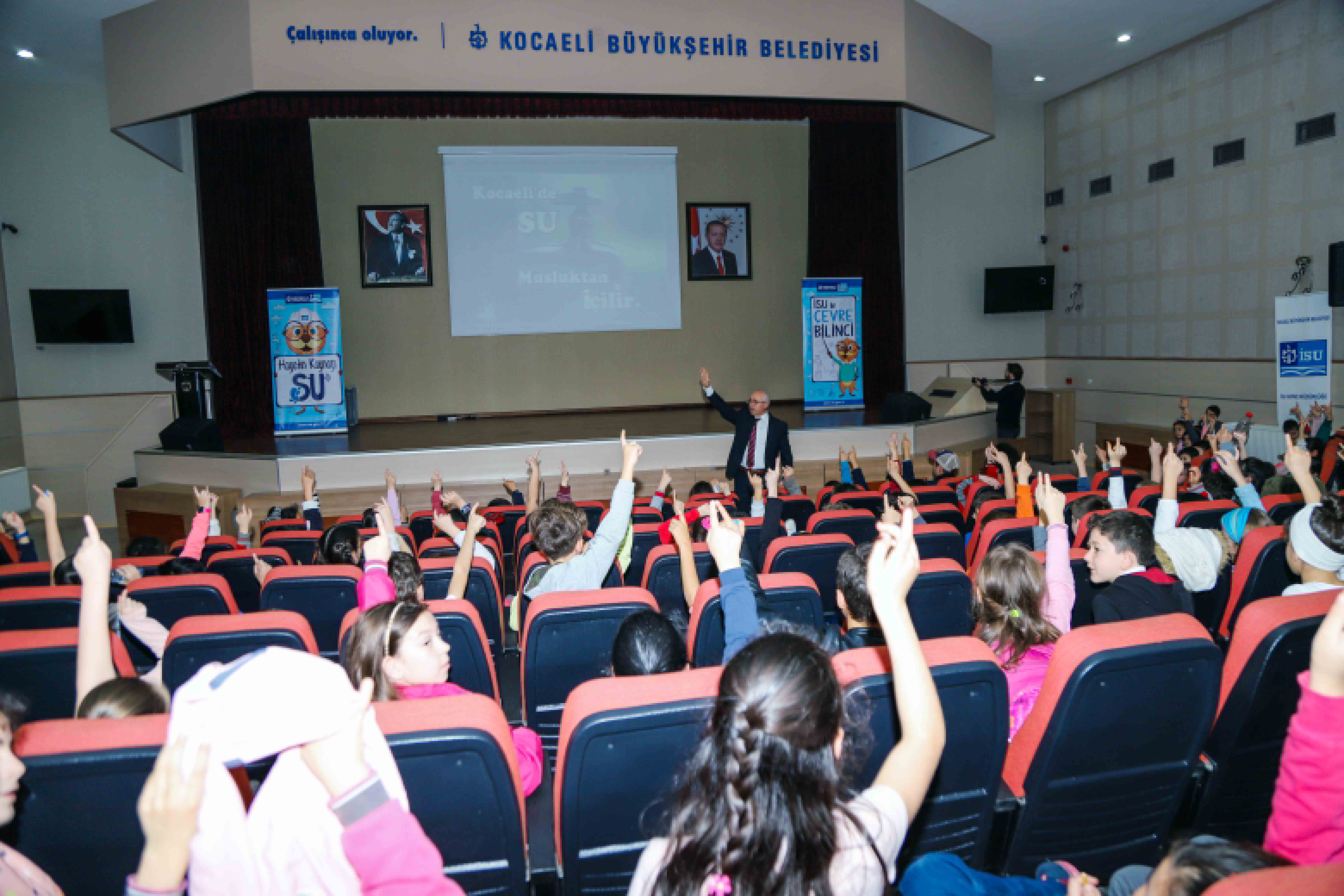 İZMİT BİLGİEVLERİNE “SU TASARRUFU  VE  ÇEVRE BİLİNCİ” SEMİNERİ