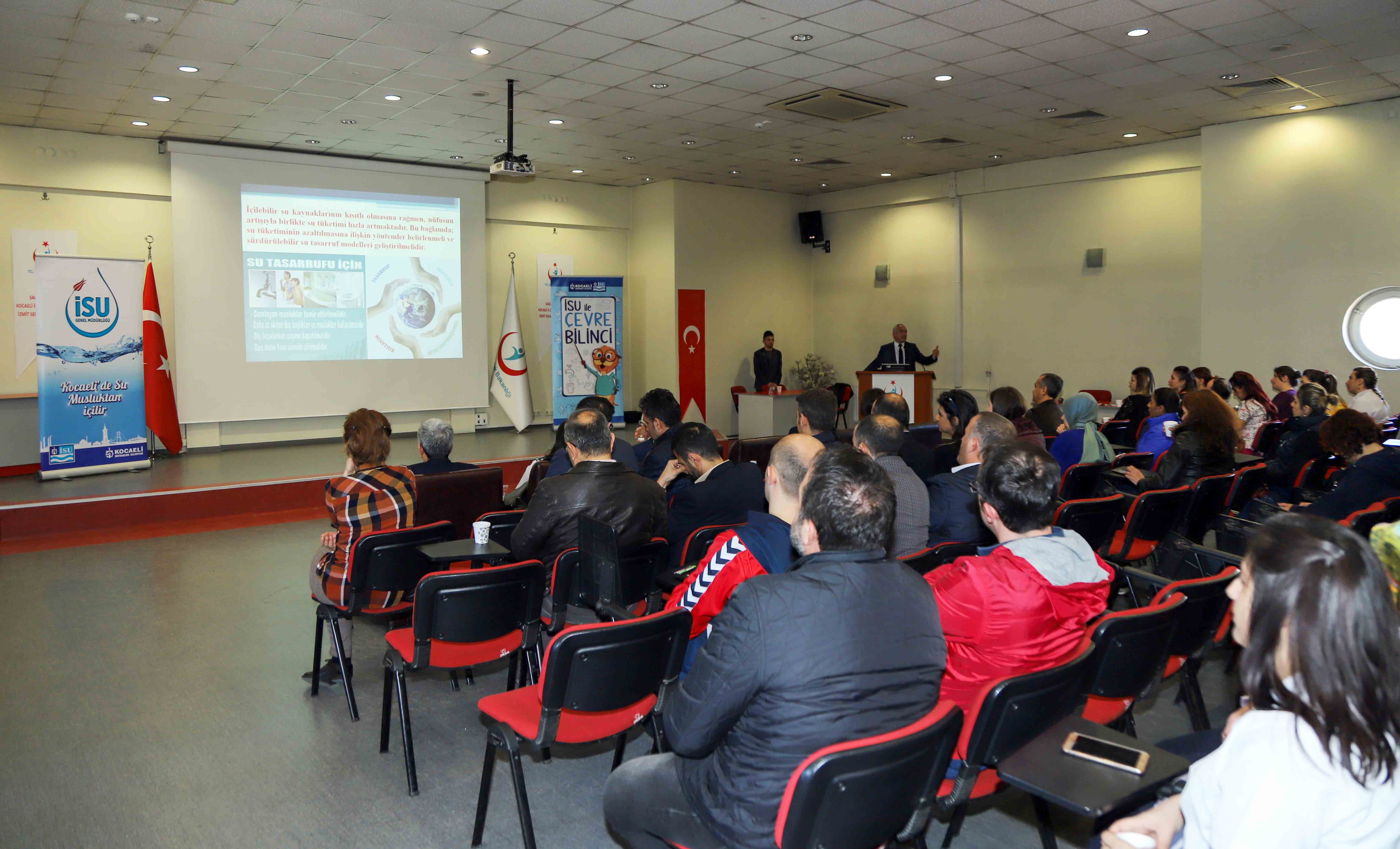 İSU, SEKA DEVLET HASTANESİNDE  “SU VE ÇEVRE BİLİNCİ” SEMİNERİ VERDİ