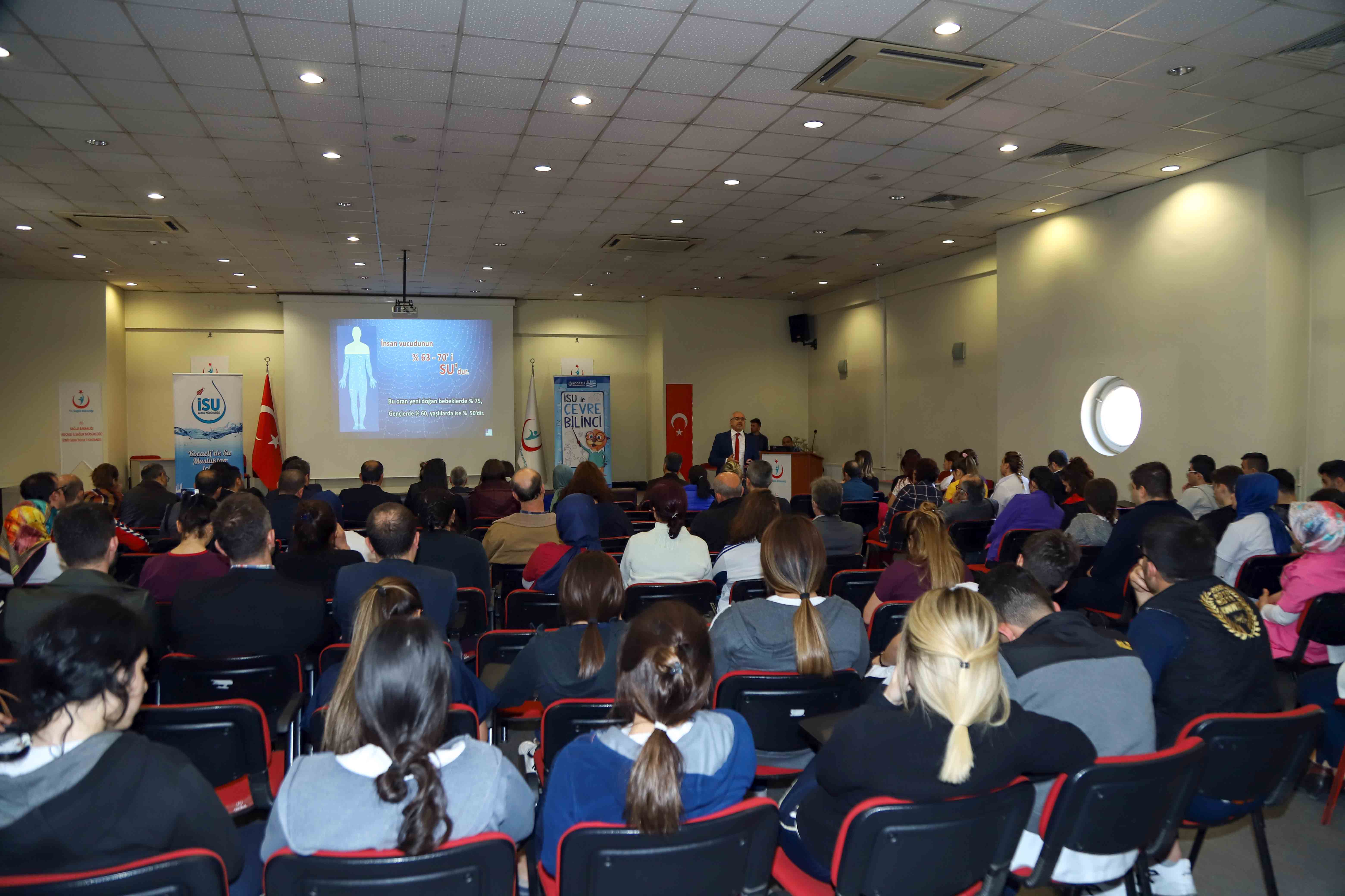 İSU, SEKA DEVLET HASTANESİNDE  “SU VE ÇEVRE BİLİNCİ” SEMİNERİ VERDİ