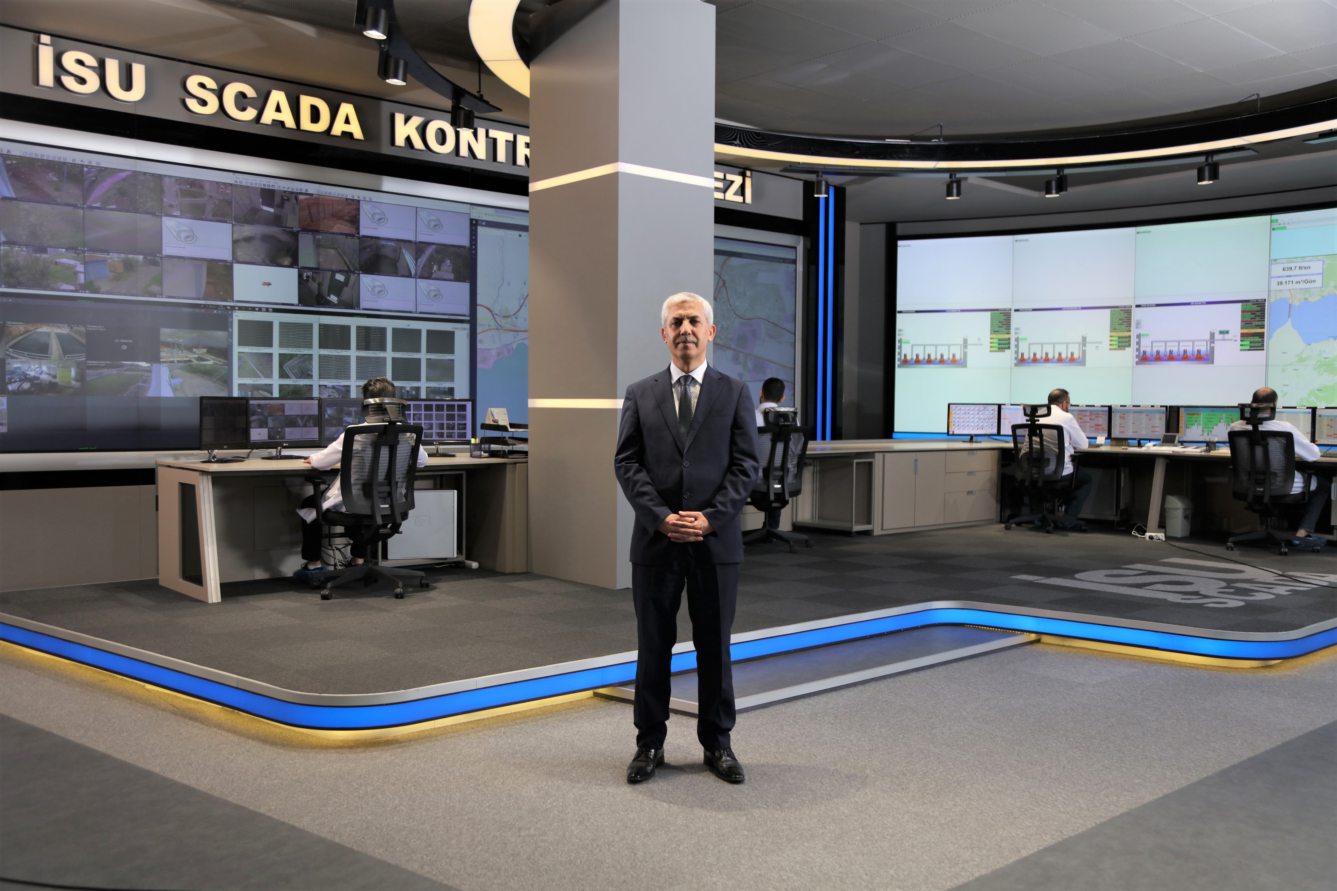 İSU’NUN TEKNOLOJİ ÜSSÜ; SCADA KONTROL MERKEZİ  