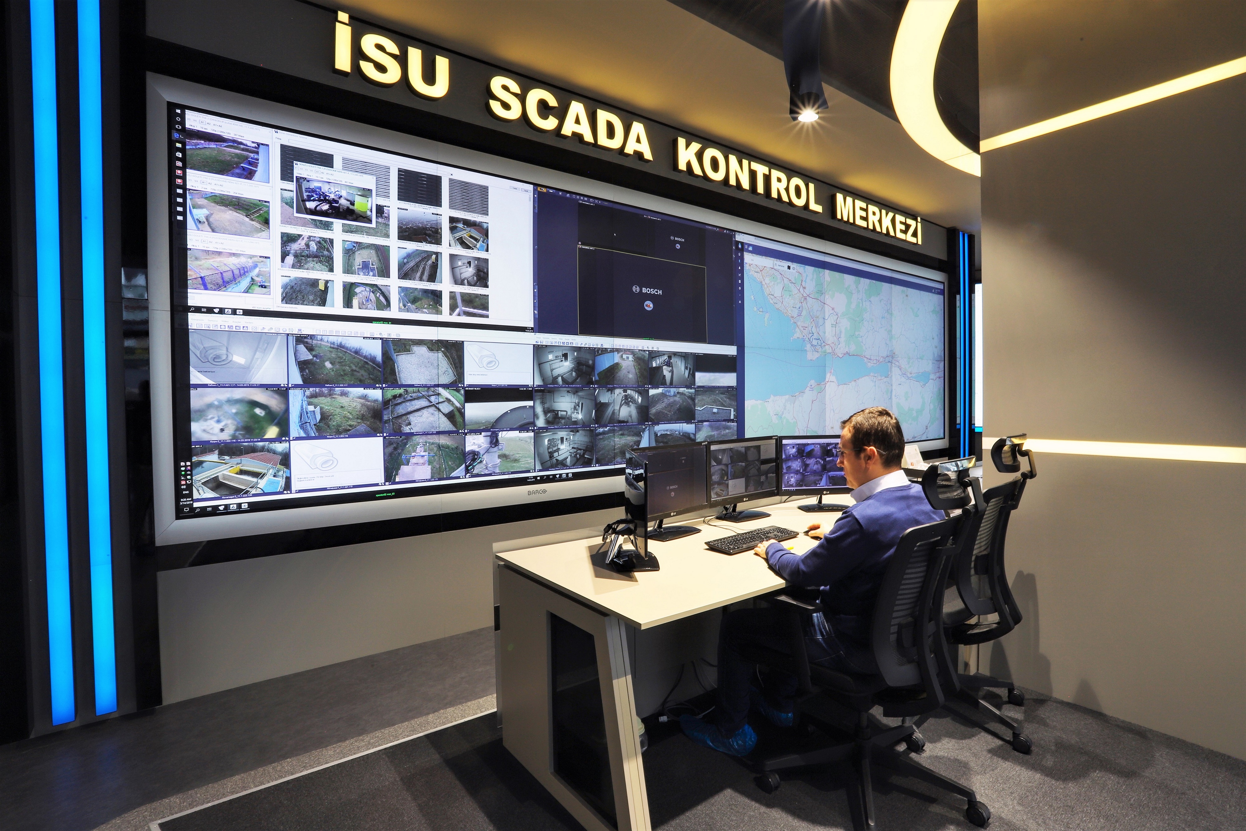 İSU’NUN TEKNOLOJİ ÜSSÜ; SCADA KONTROL MERKEZİ  