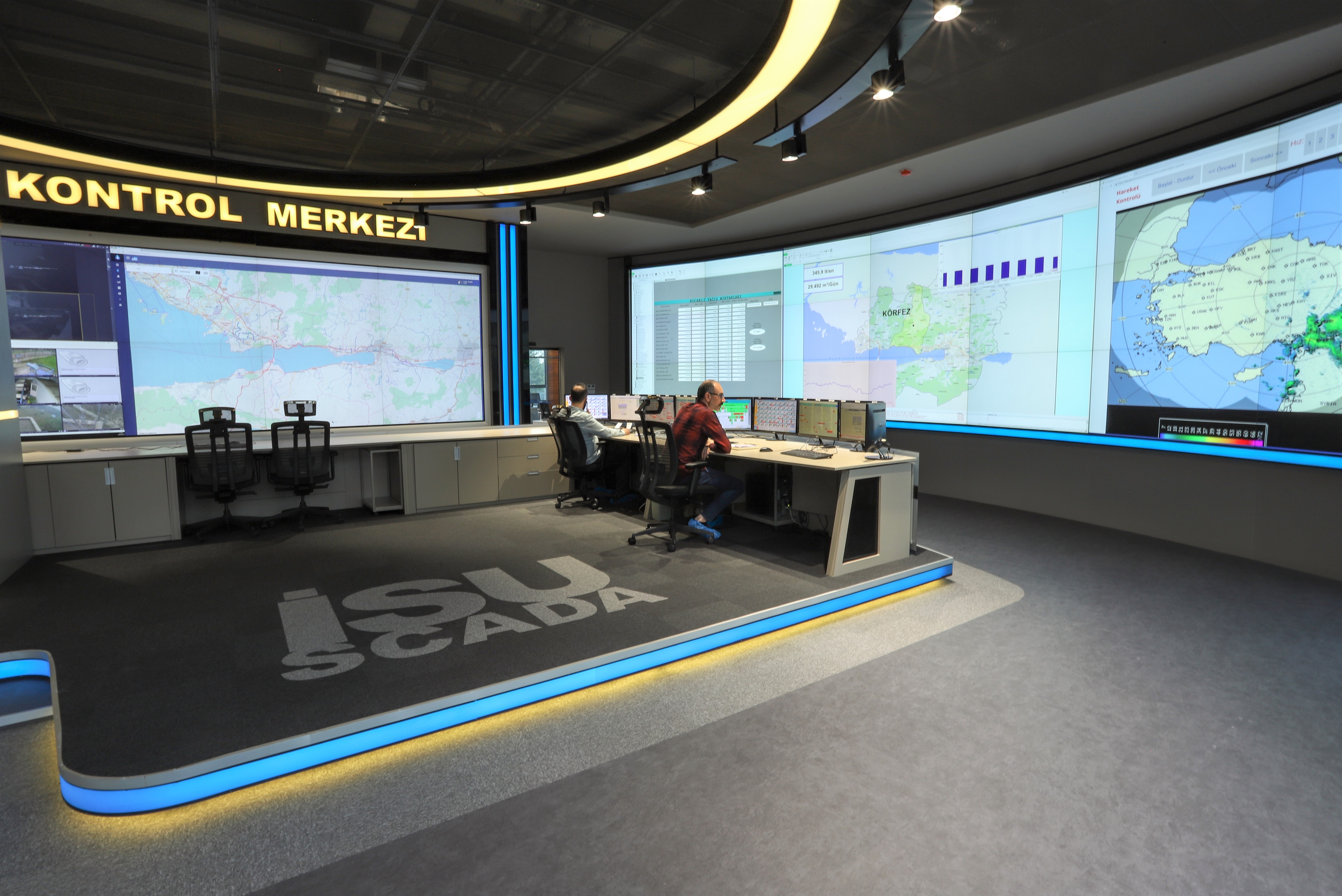 İSU’NUN TEKNOLOJİ ÜSSÜ; SCADA KONTROL MERKEZİ  