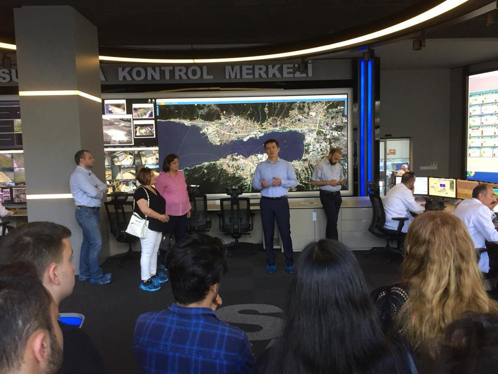KARABÜK ÜNİVERSİTESİ İSU SCADA KONTROL MERKEZİNİ İNCELEDİ
