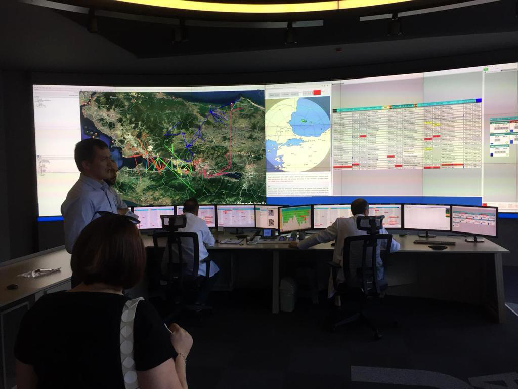 KARABÜK ÜNİVERSİTESİ İSU SCADA KONTROL MERKEZİNİ İNCELEDİ