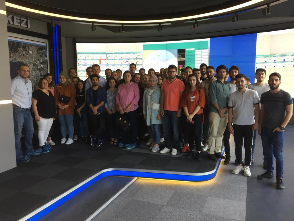 KARABÜK ÜNİVERSİTESİ İSU SCADA KONTROL MERKEZİNİ İNCELEDİ