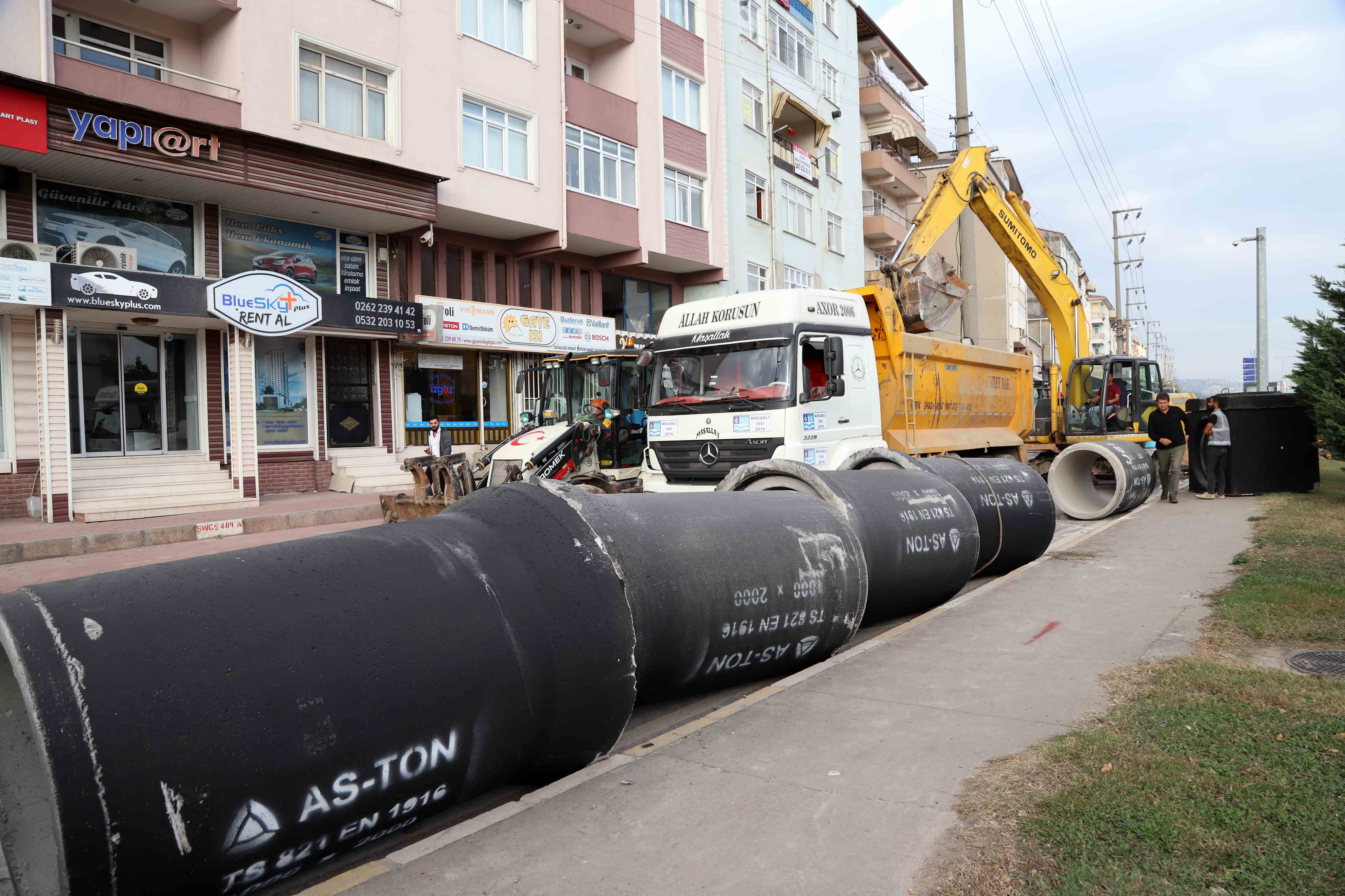 DERİNCE TÜNEL BÖLGESİNDE YAĞMURSUYU PROBLEMİNE SON