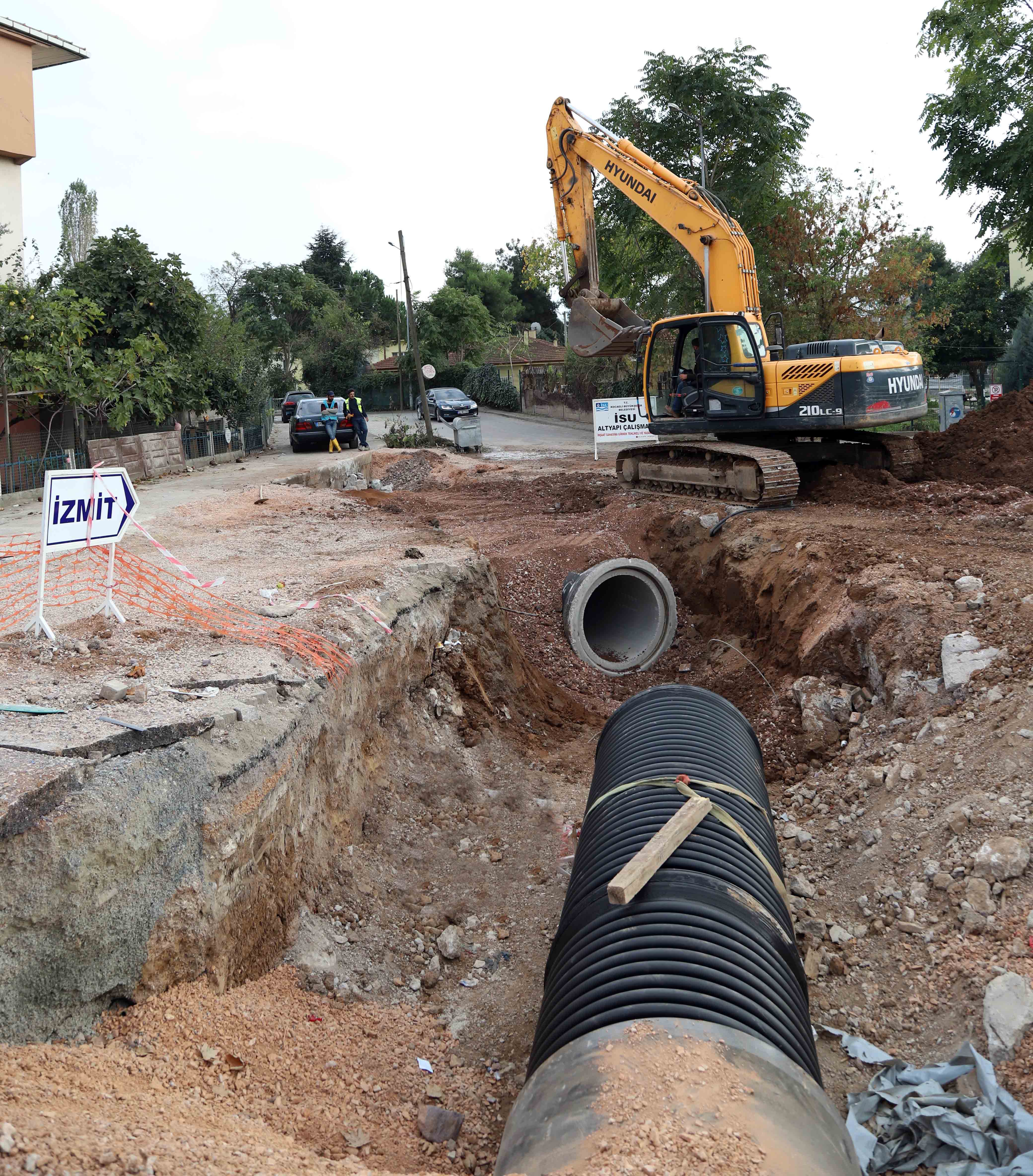 DERİNCE TÜNEL BÖLGESİNDE YAĞMURSUYU PROBLEMİNE SON