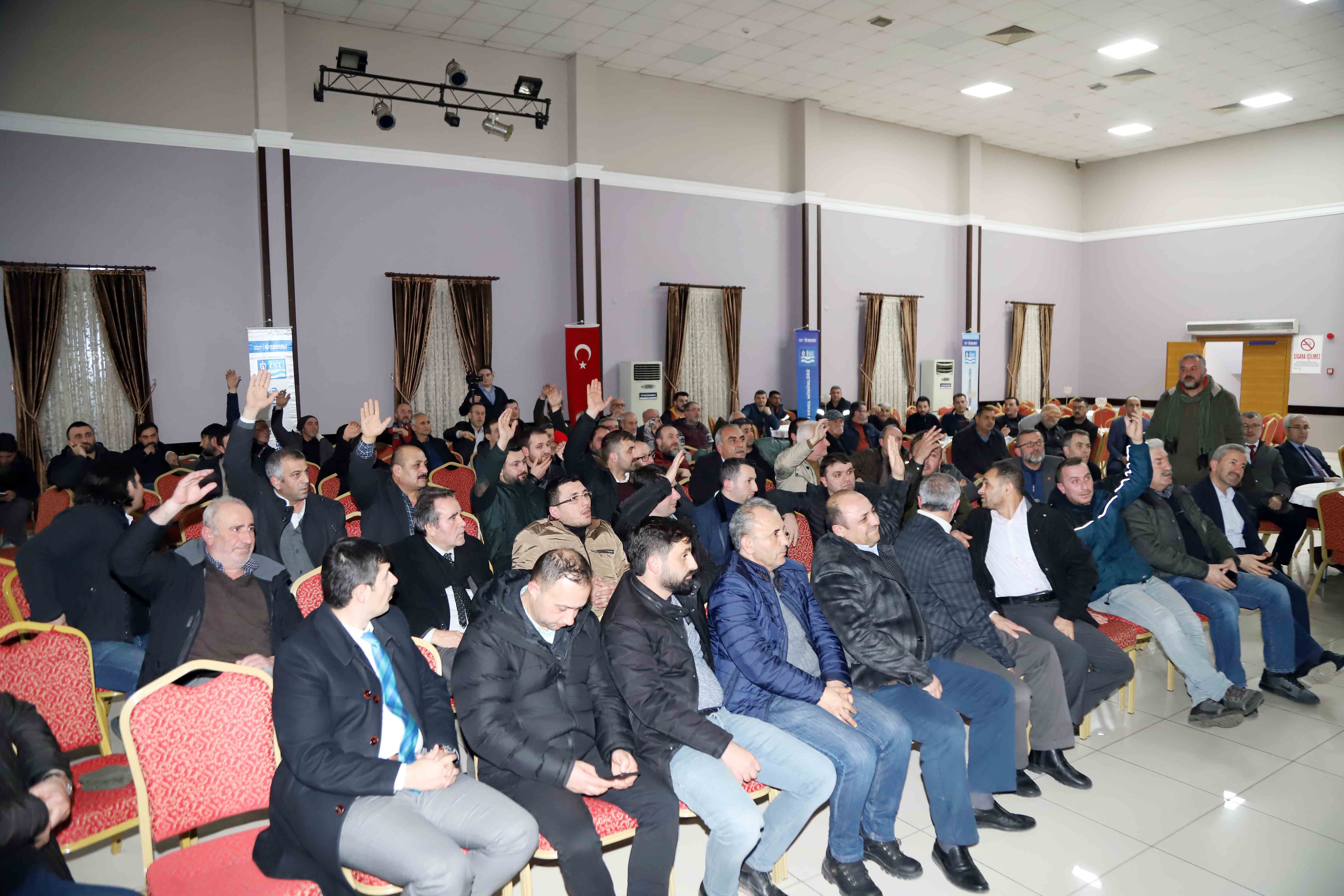 İZMİT’TE ALTYAPI ÇALIŞMALARI İÇİN BİLGİLENDİRME TOPLANTISI DÜZENLENDİ
