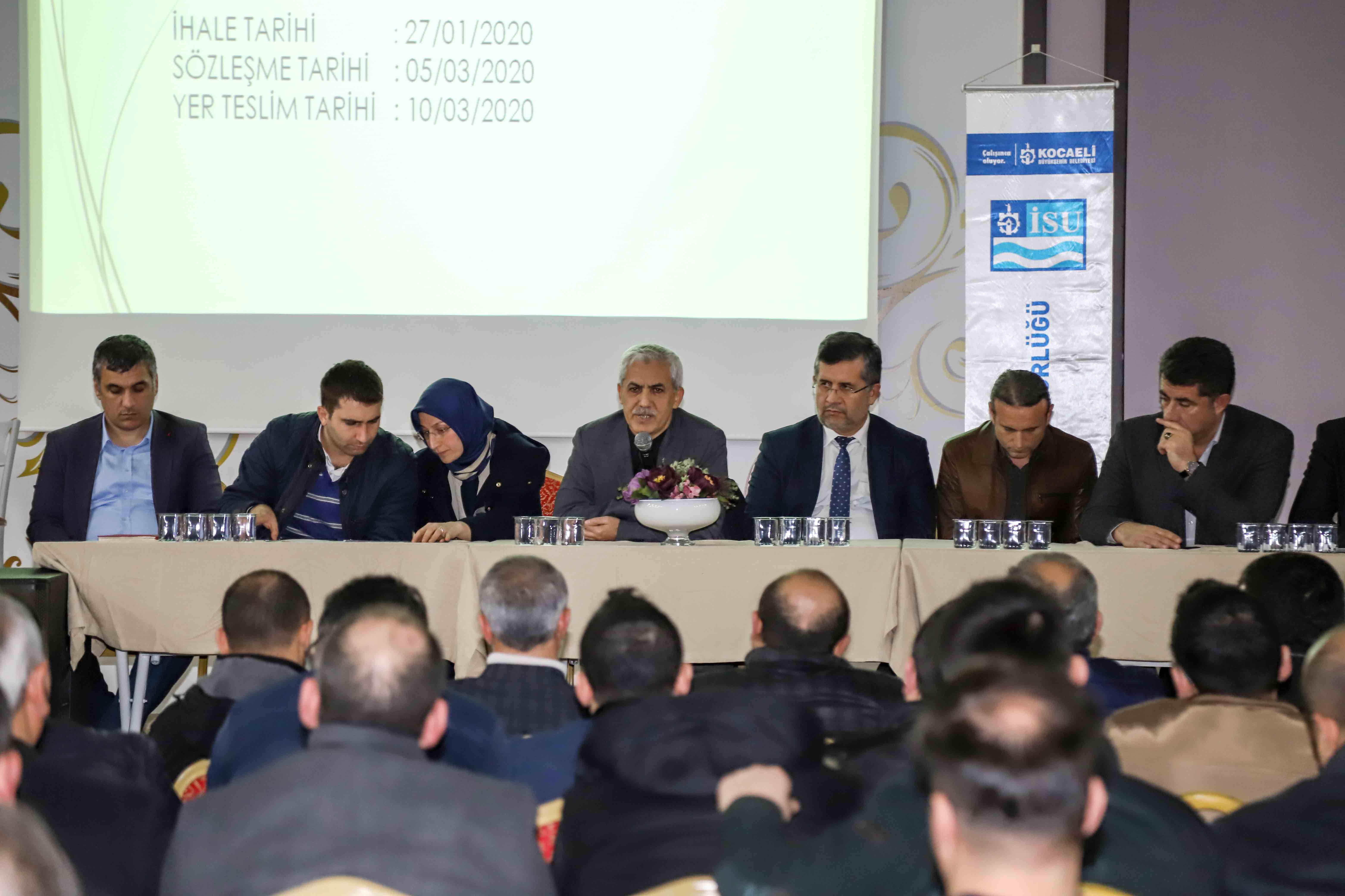İZMİT’TE ALTYAPI ÇALIŞMALARI İÇİN BİLGİLENDİRME TOPLANTISI DÜZENLENDİ