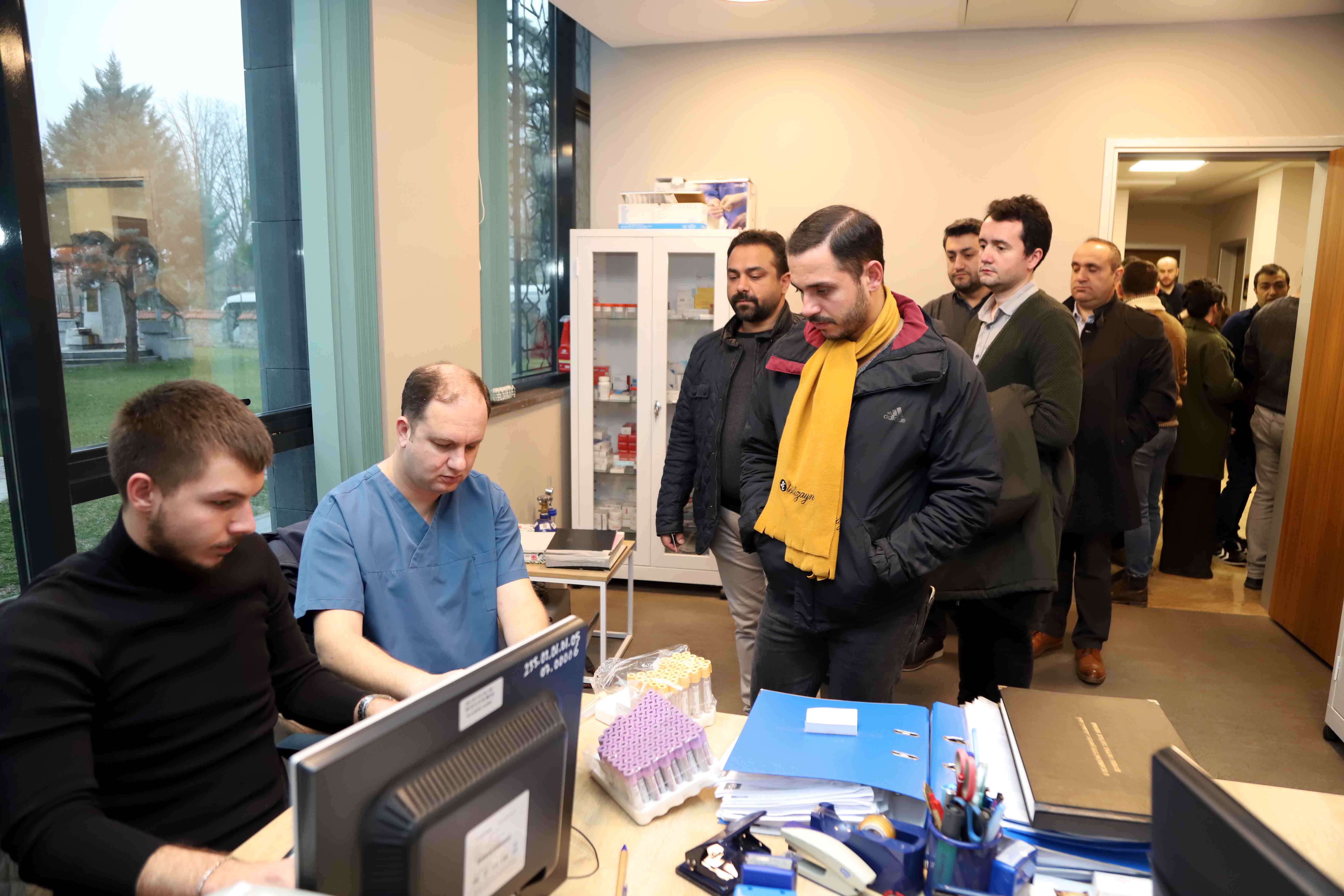 İSU PERSONELİNE SAĞLIK TARAMASI YAPILDI