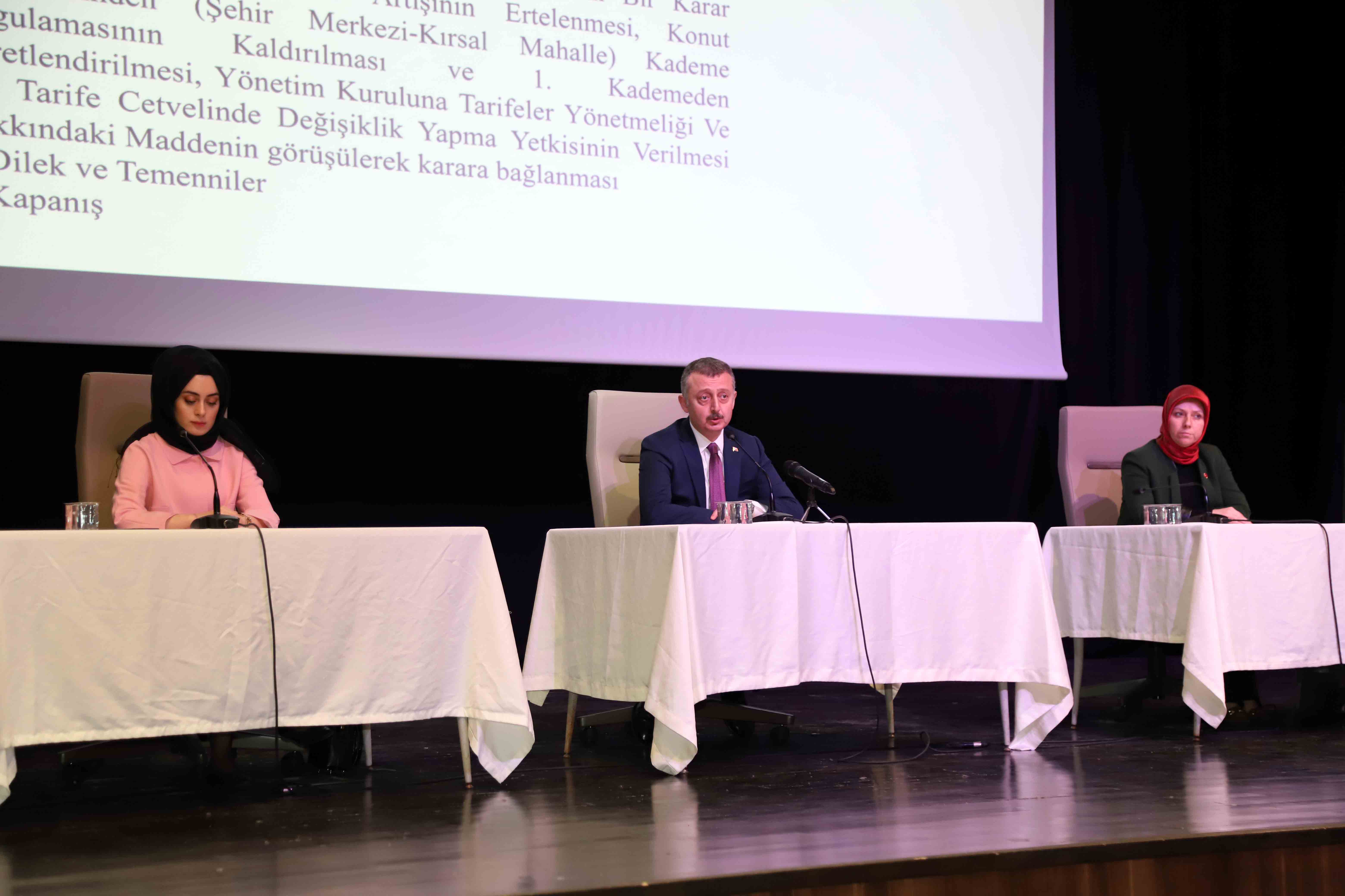 OLAĞANÜSTÜ GENEL KURUL YAPILDI: KADEMELİ SU TARİFESİ VE FİYAT ARTIŞI ERTELENDİ