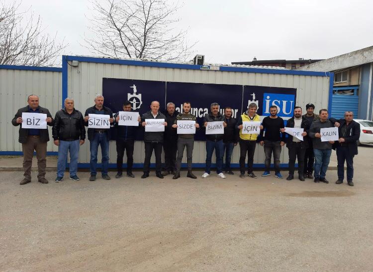 İSU EKİPLERİ 7 GÜN 24 SAAT SAHADA