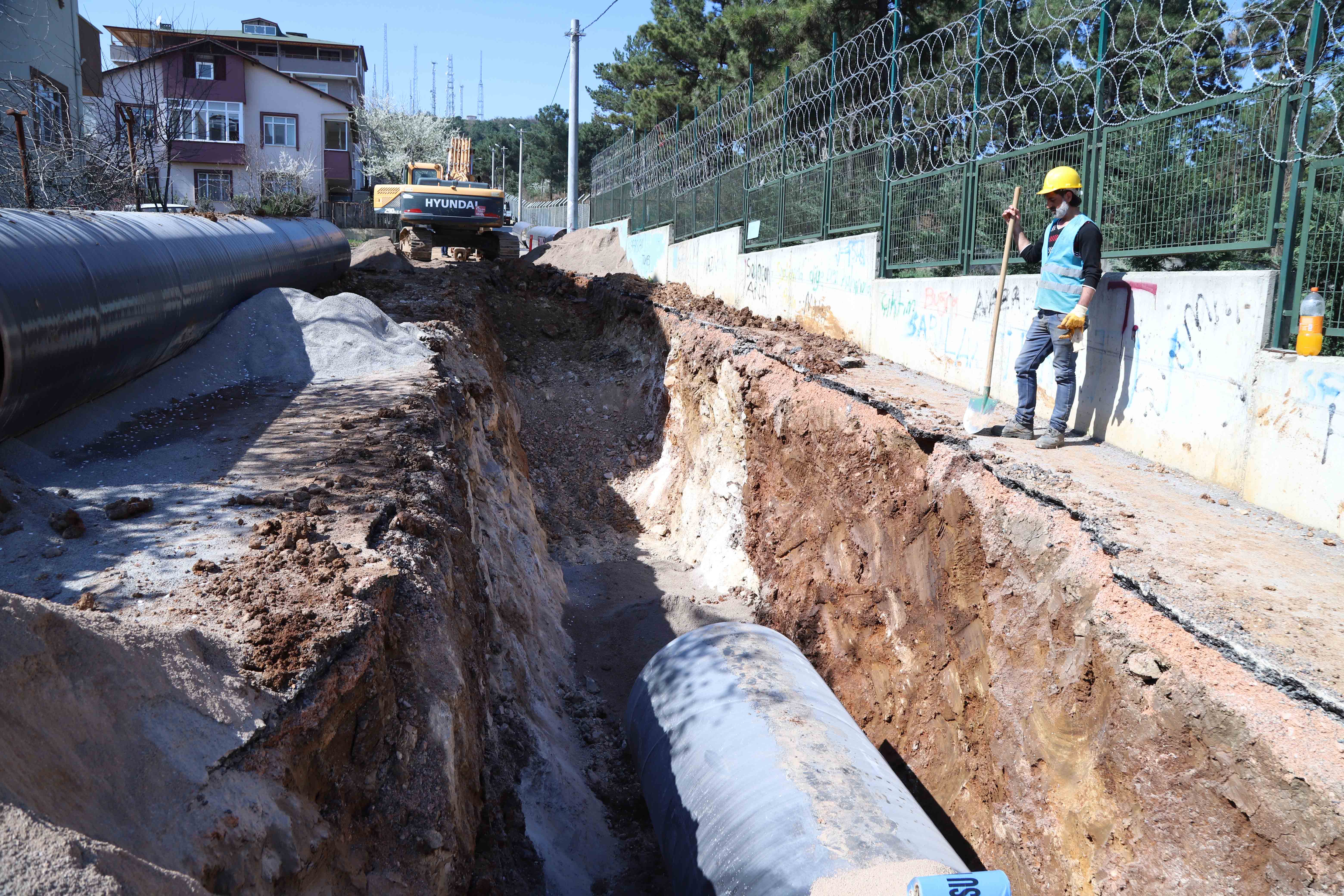 GEBZE 1300 MM ÇELİK BORU HATTI TAMAMLANDI