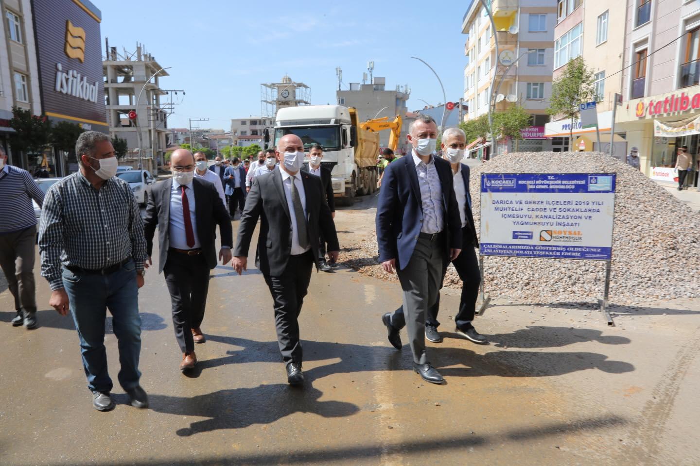 BAŞKAN BÜYÜKAKIN, ‘’DARICA'DA ALTYAPI SORUNUNU ÇÖZÜYORUZ’’