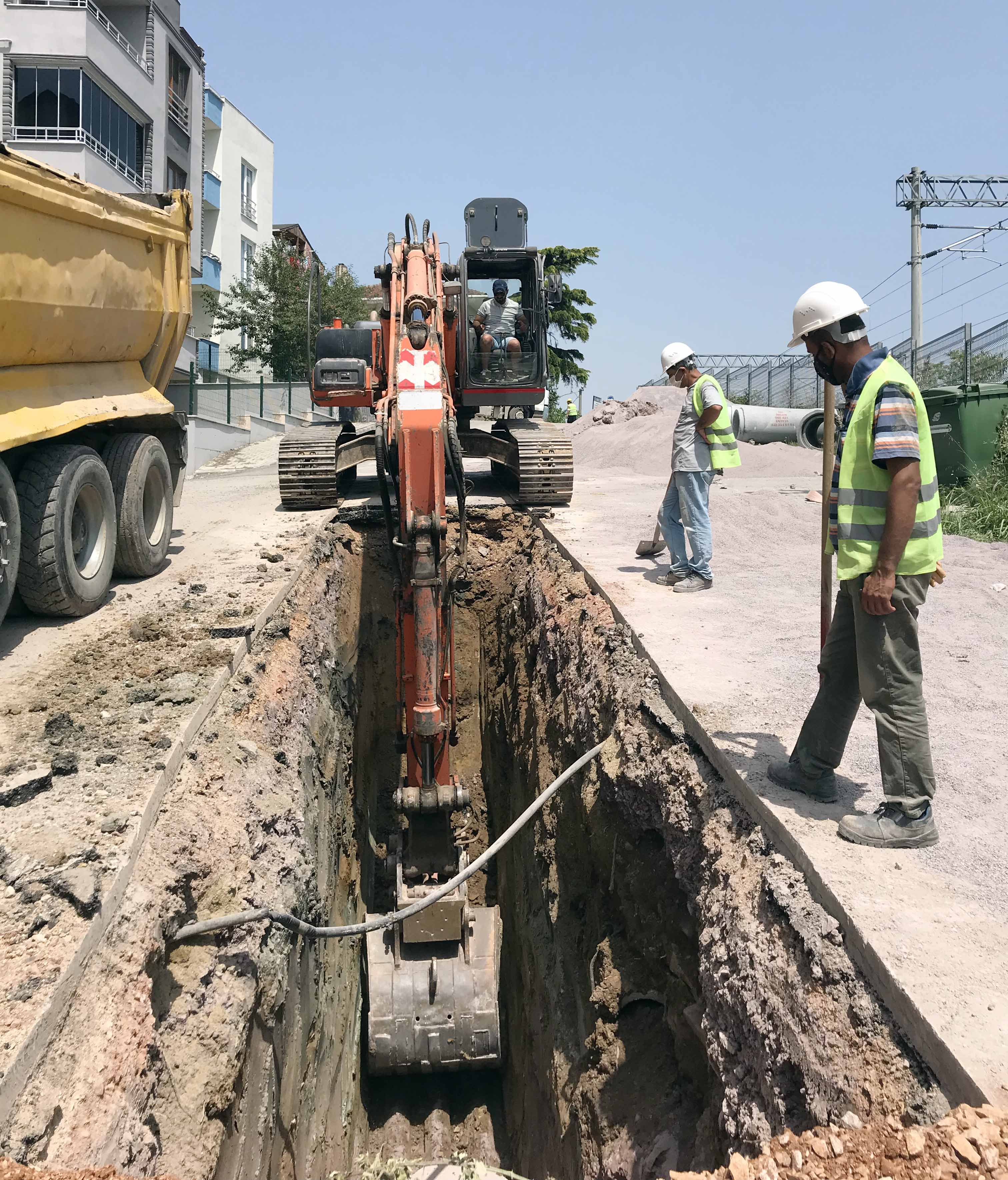 KÖRFEZ İLÇESİNDE İKİ  MAHALLEDE SAĞLIKLI ALTYAPI 