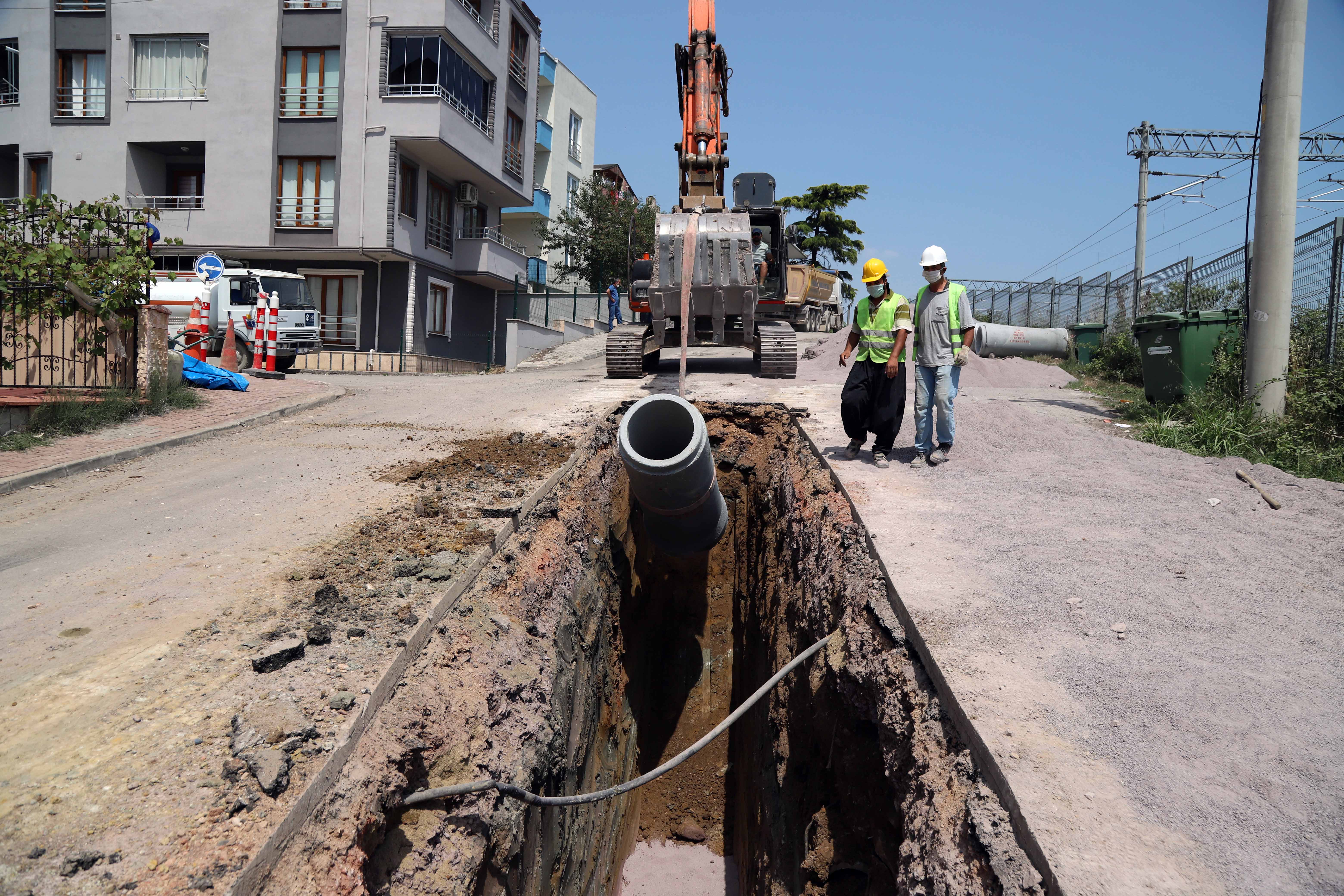 KÖRFEZ İLÇESİNDE İKİ  MAHALLEDE SAĞLIKLI ALTYAPI 