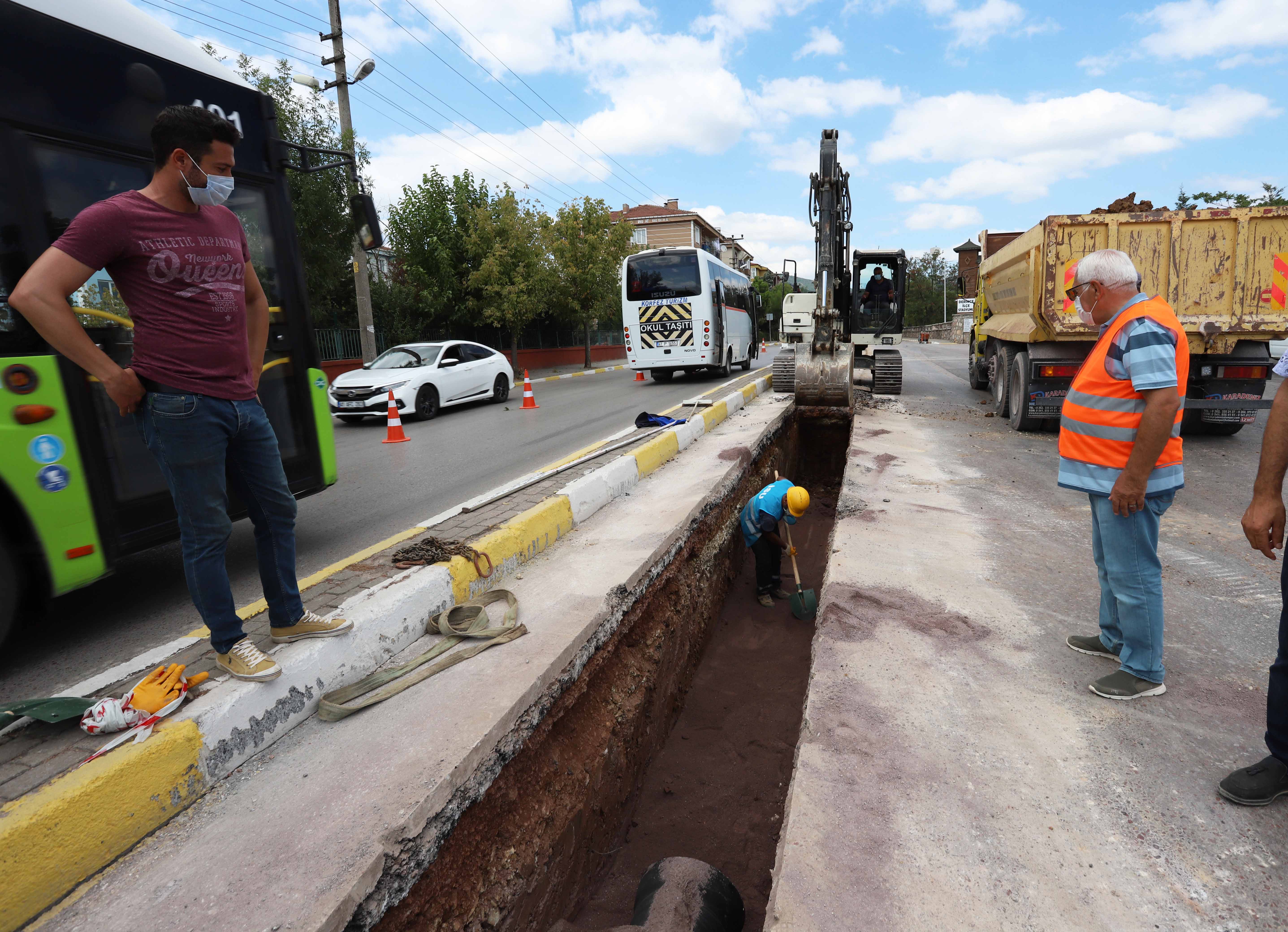 BAŞKAN BÜYÜKAKIN “DERİNCEMİZ DAHA MODERN VE KALİTELİ ALTYAPIYA KAVUŞACAK”