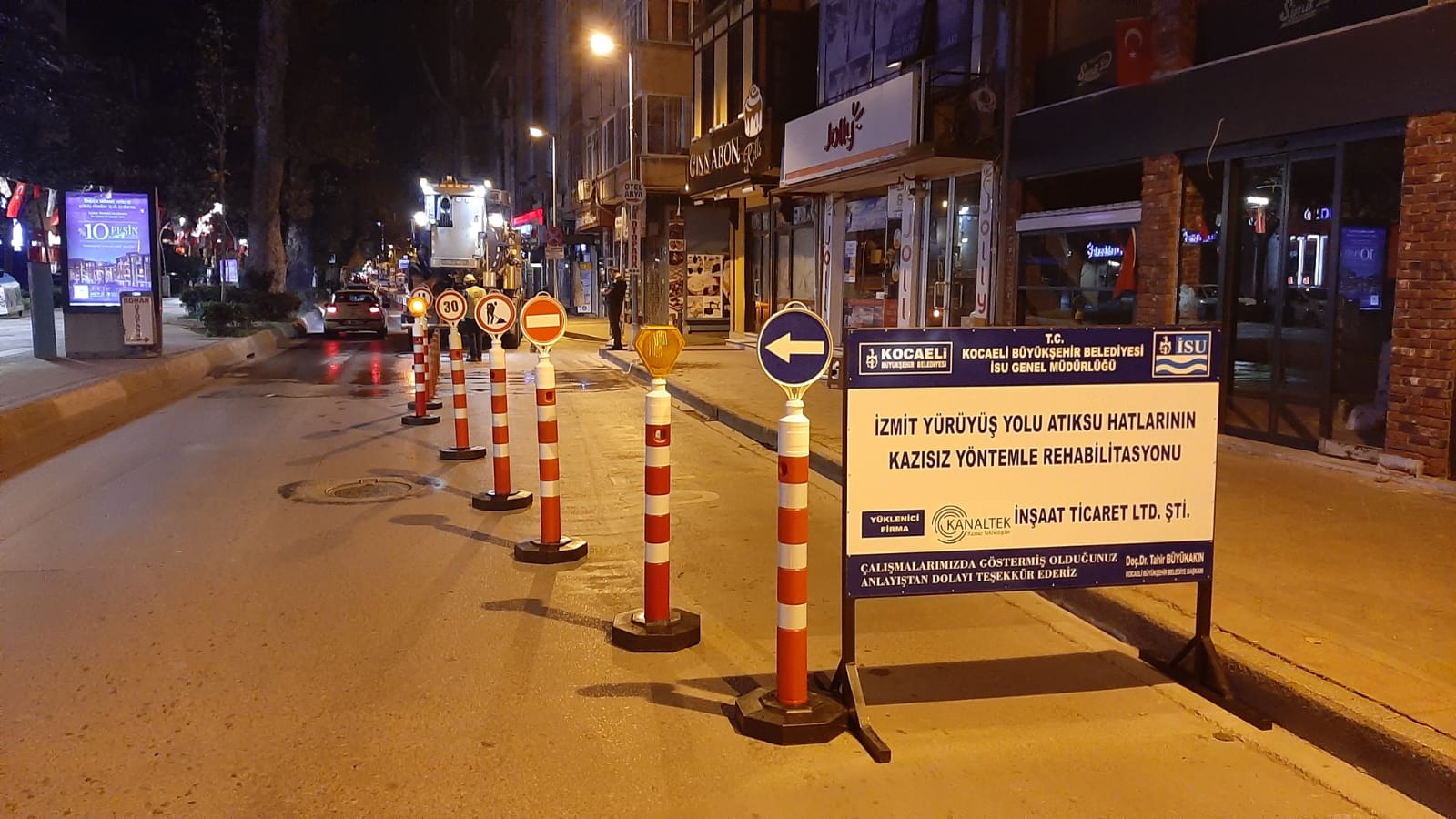 İZMİT'TE ALTYAPI HATLARI KAZISIZ TEKNOLOJİ İLE KORUNACAK