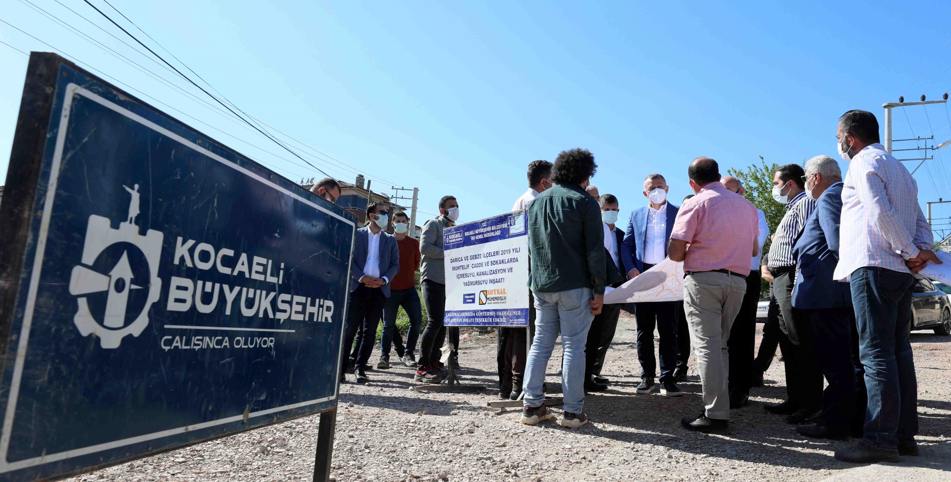 BAŞKAN BÜYÜKAKIN, ‘’DARICA’YA HAYAT KATAN ALTYAPI YATIRIMLARI YAPIYORUZ’’