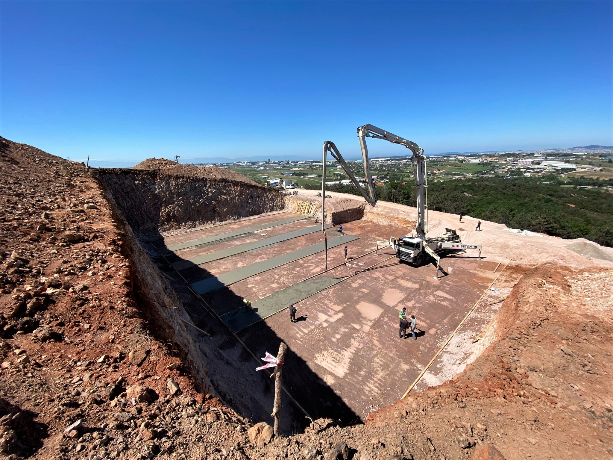  GEBZE BALÇIK’TA 5 BİN M3 DEPO İNŞAATI SÜRÜYOR