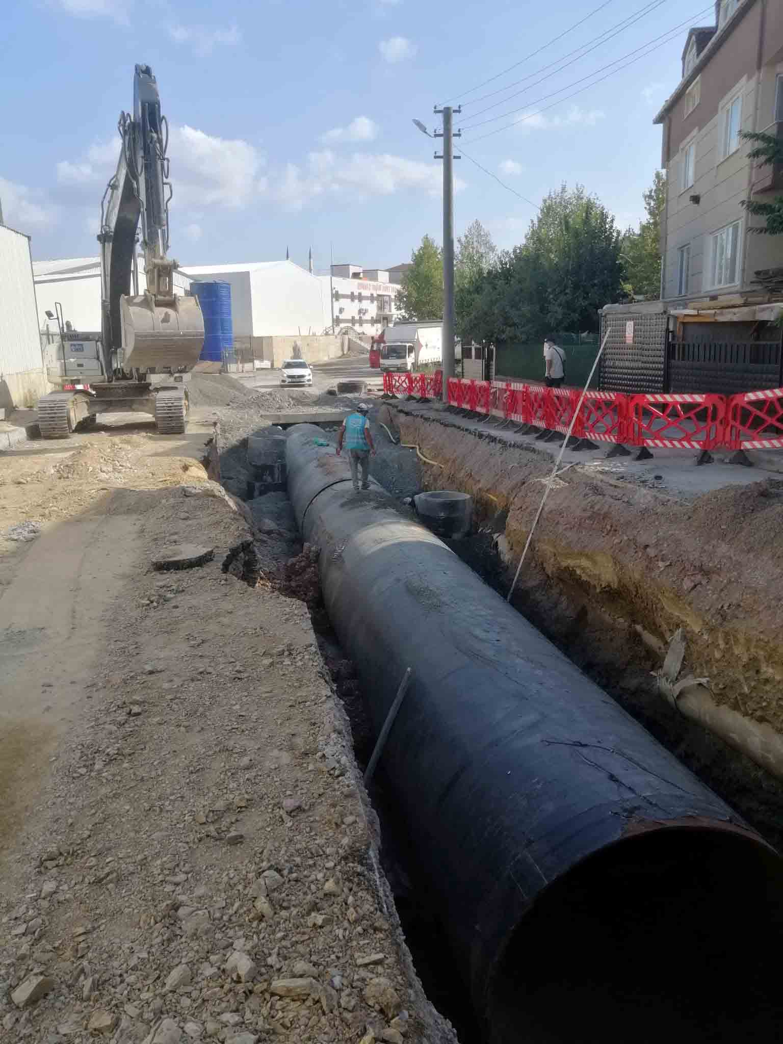 GEBZE İNÖNÜ MAHALLESİNDE DERE ISLAHI YAPILIYOR