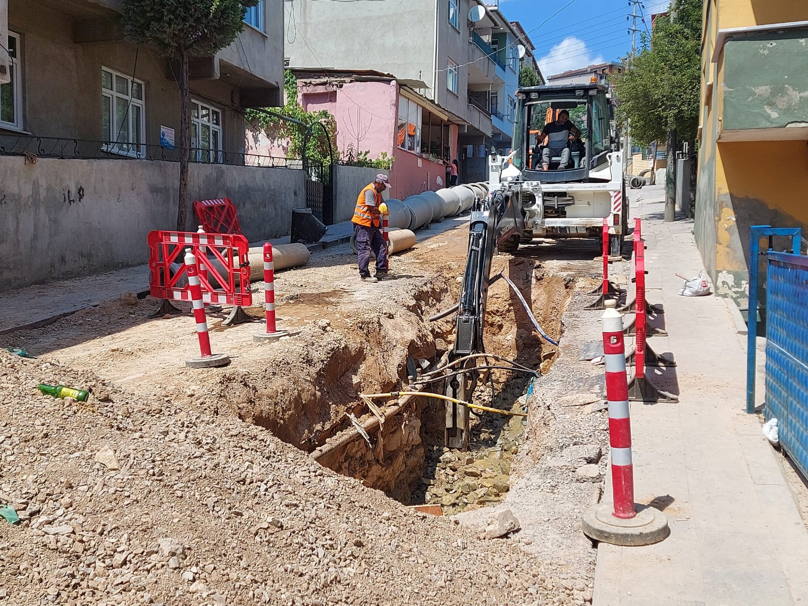 DİLOVASI BAĞDAT CADDESİNDE ALTYAPI ÇALIŞMALARI TAMAMLANDI
