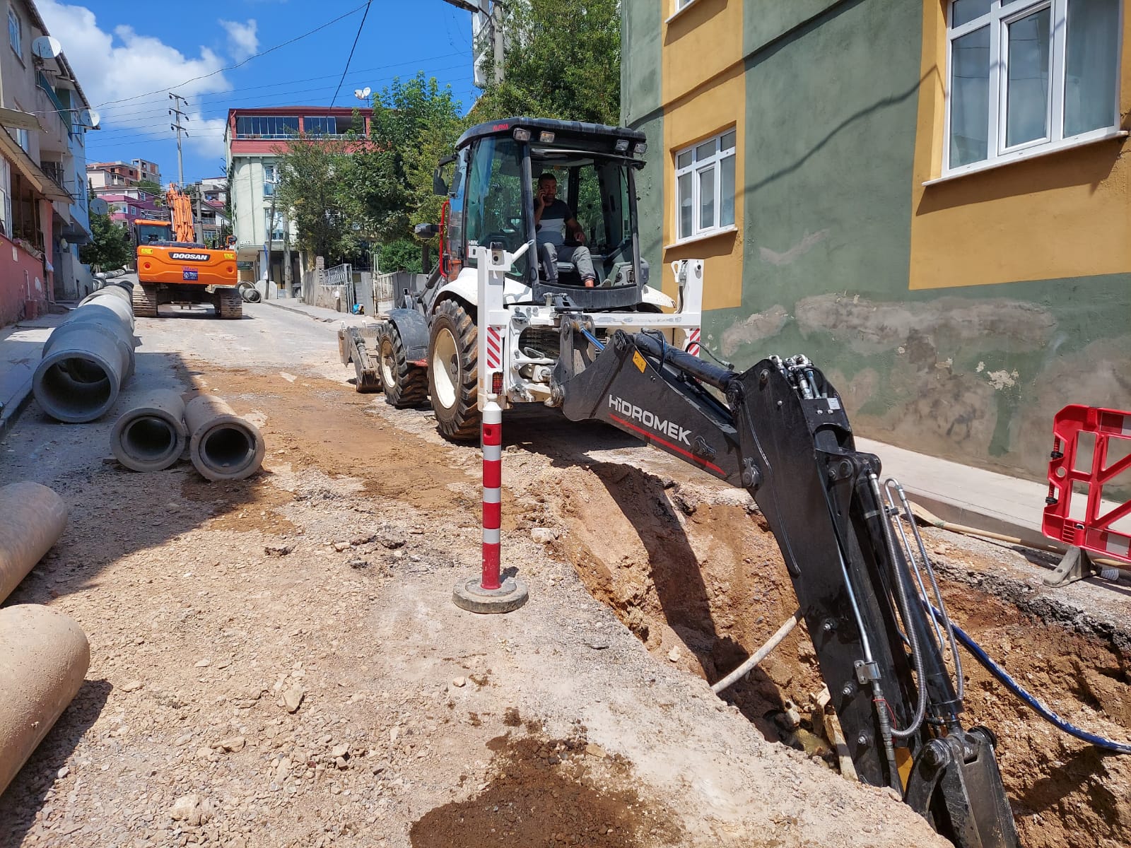 DİLOVASI BAĞDAT CADDESİNDE ALTYAPI ÇALIŞMALARI TAMAMLANDI