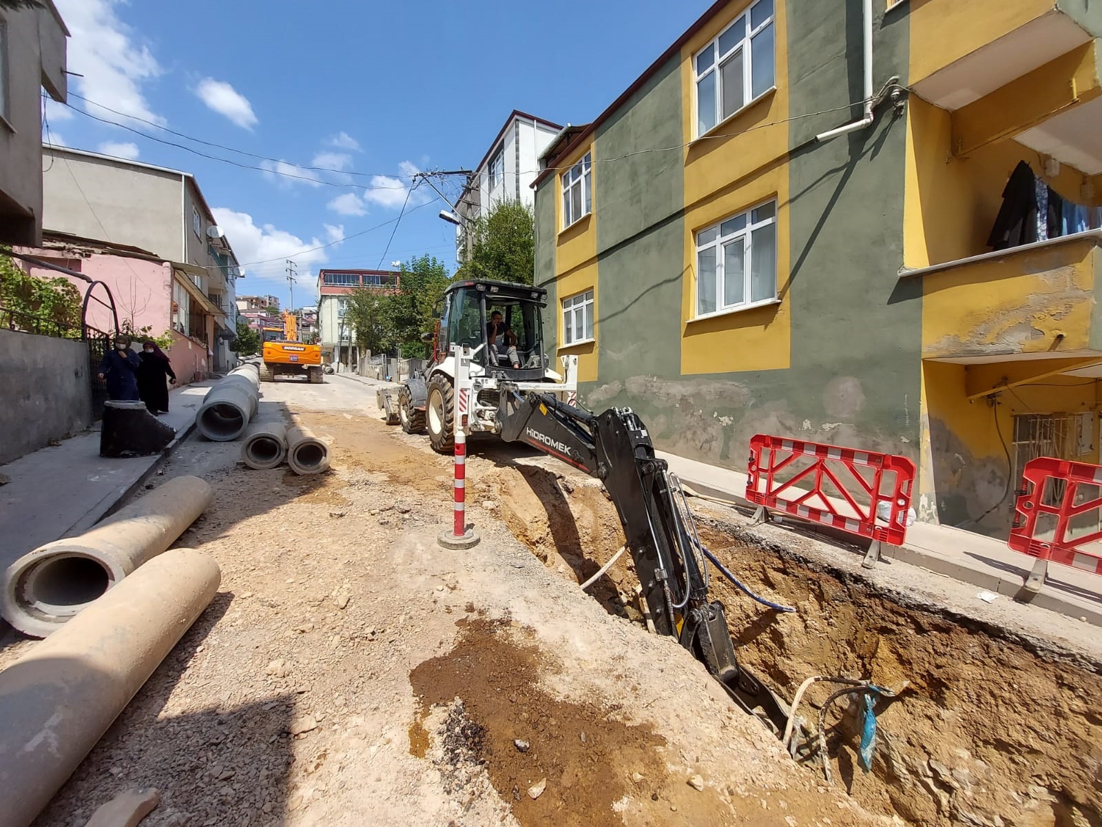 DİLOVASI BAĞDAT CADDESİNDE ALTYAPI ÇALIŞMALARI TAMAMLANDI