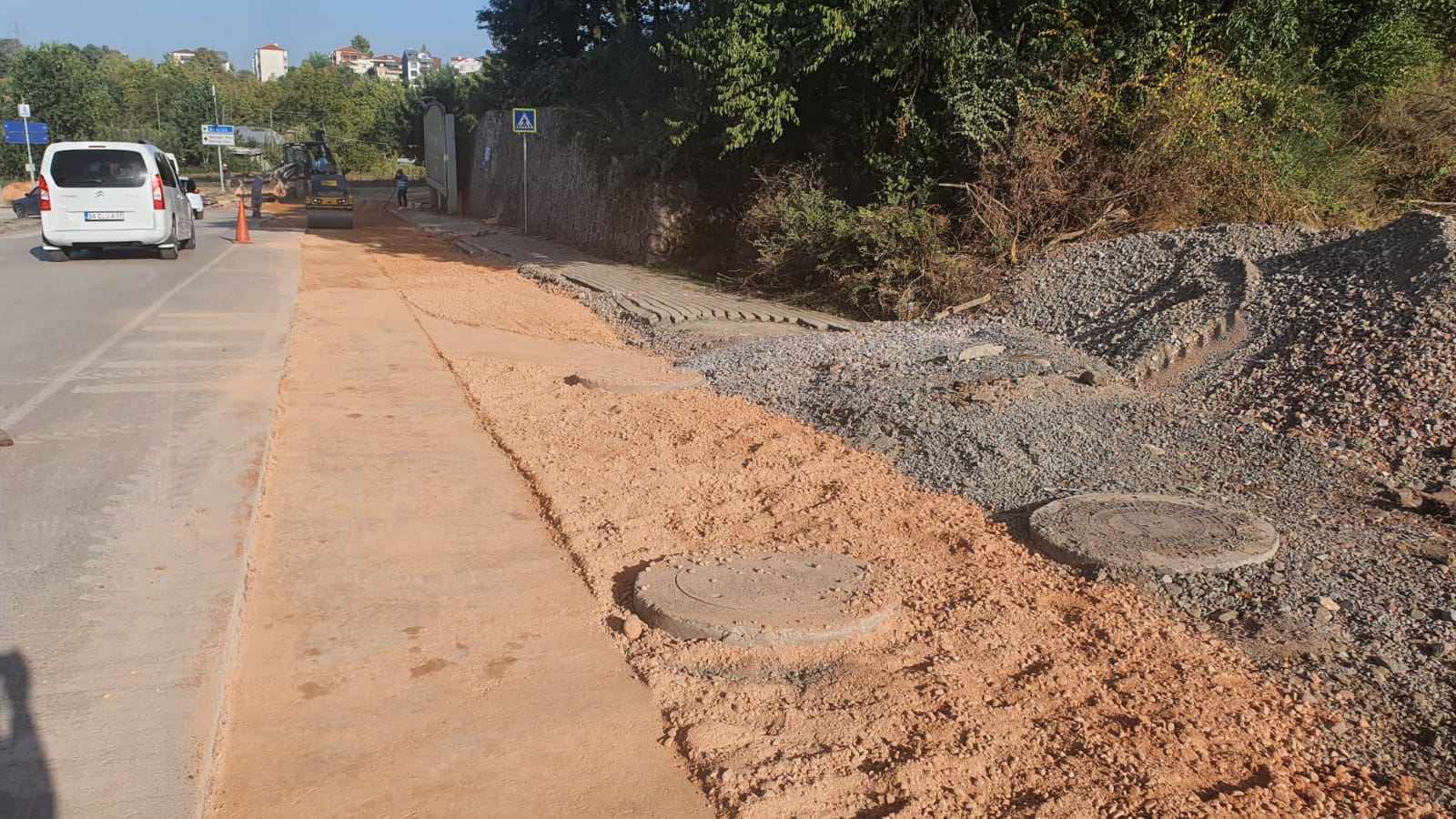 BAŞİSKELE YENİKÖY KOLEJ CADDESİNDE  ALTYAPI VE ÜSTYAPI ÇALIŞMALARI TAMAMLANDI