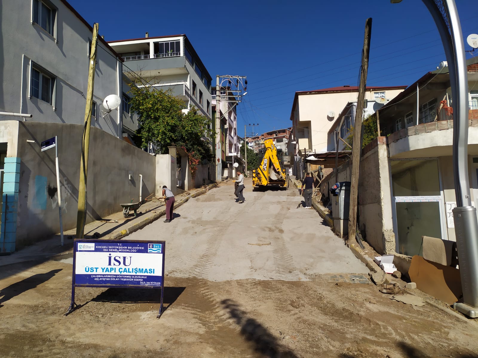 DİLOVASI’NDA ÜSTYAPI ÇALIŞMALARI BAŞLADI
